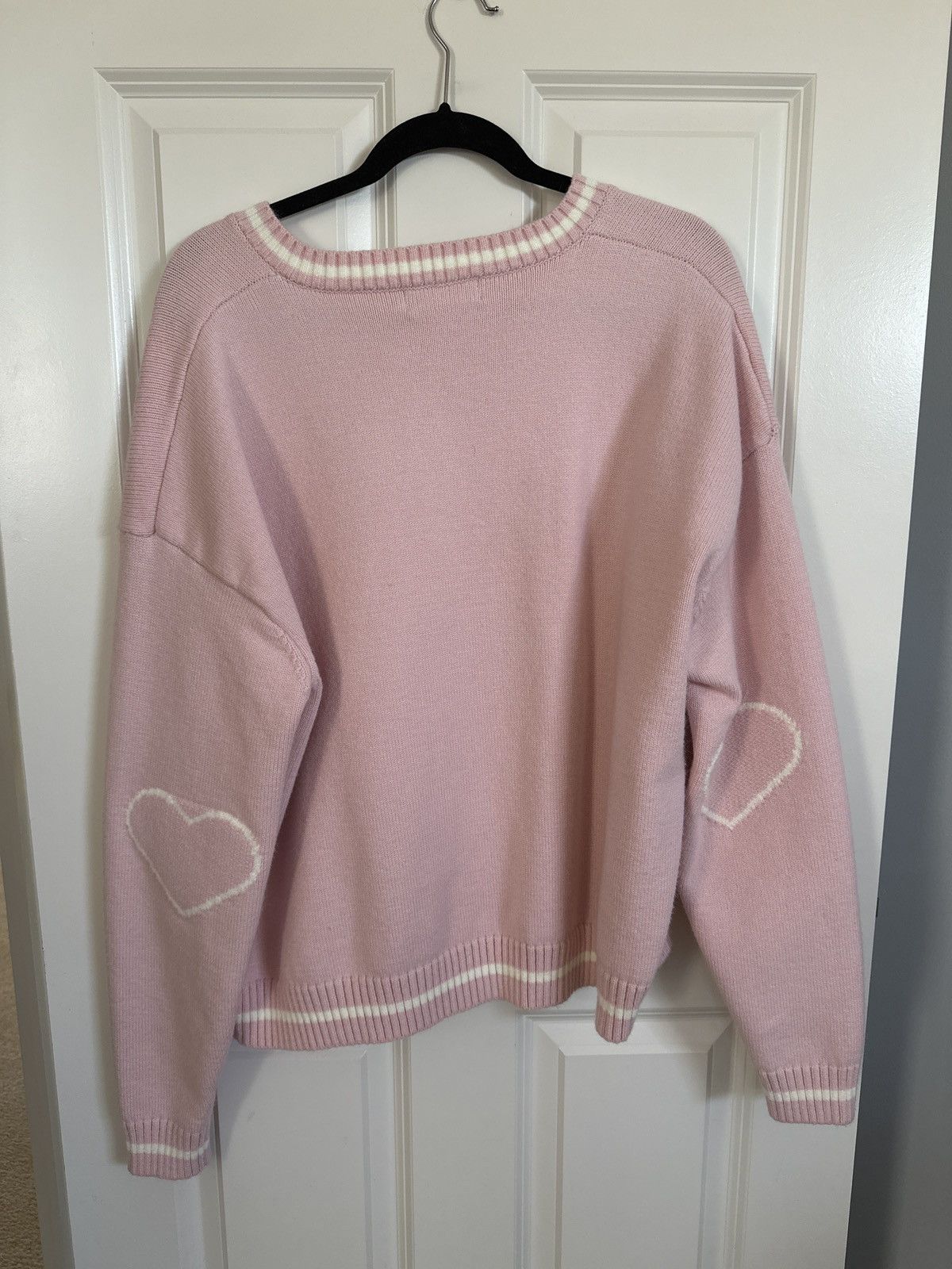 Heaven Can Wait Pink Skyfall Sweater