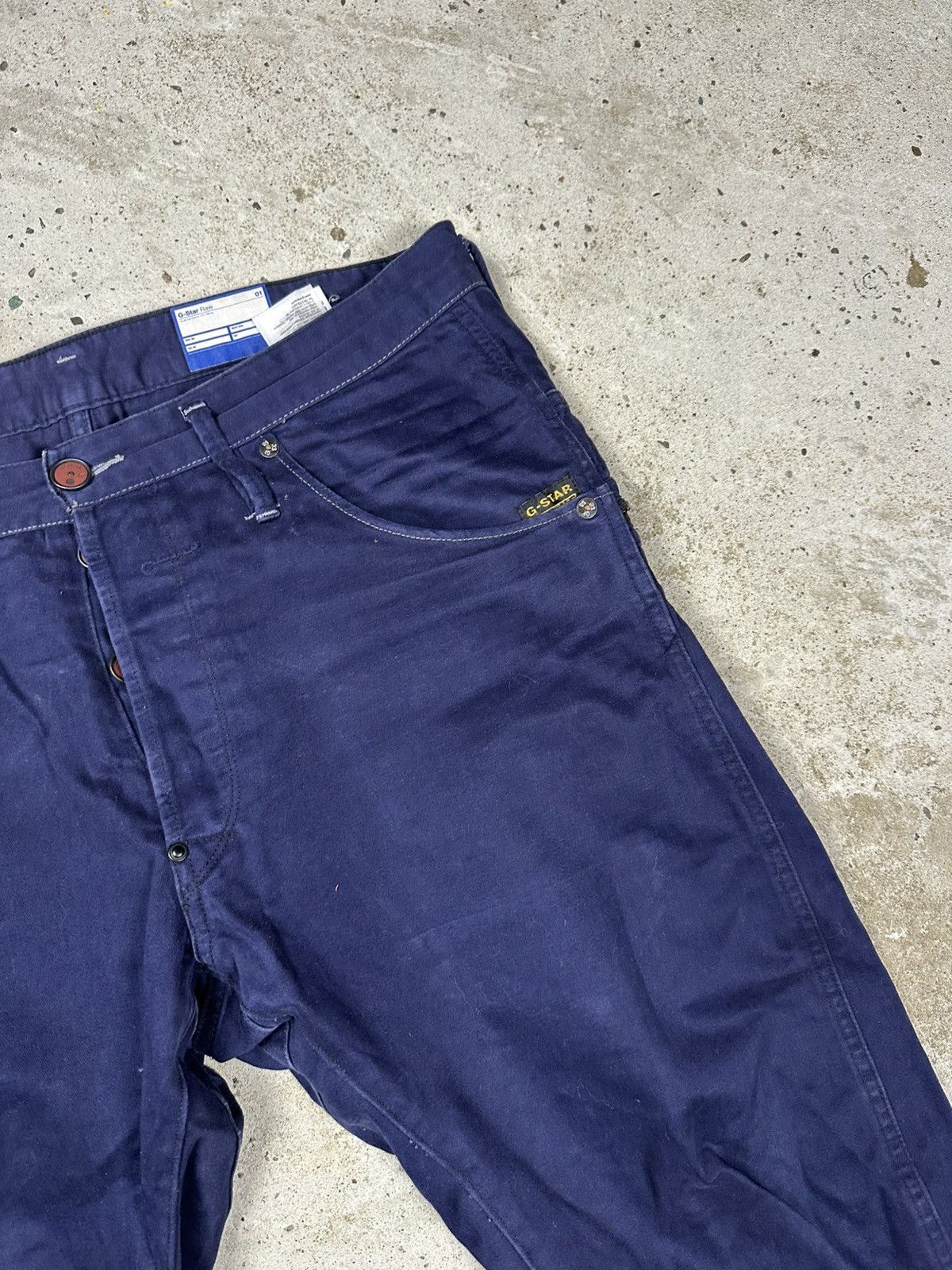 G-Star Vintage Y2K G Star Raw New Riley 3D Loose Tapered Coj Pants Size US 34 / EU 50 - 9 Thumbnail