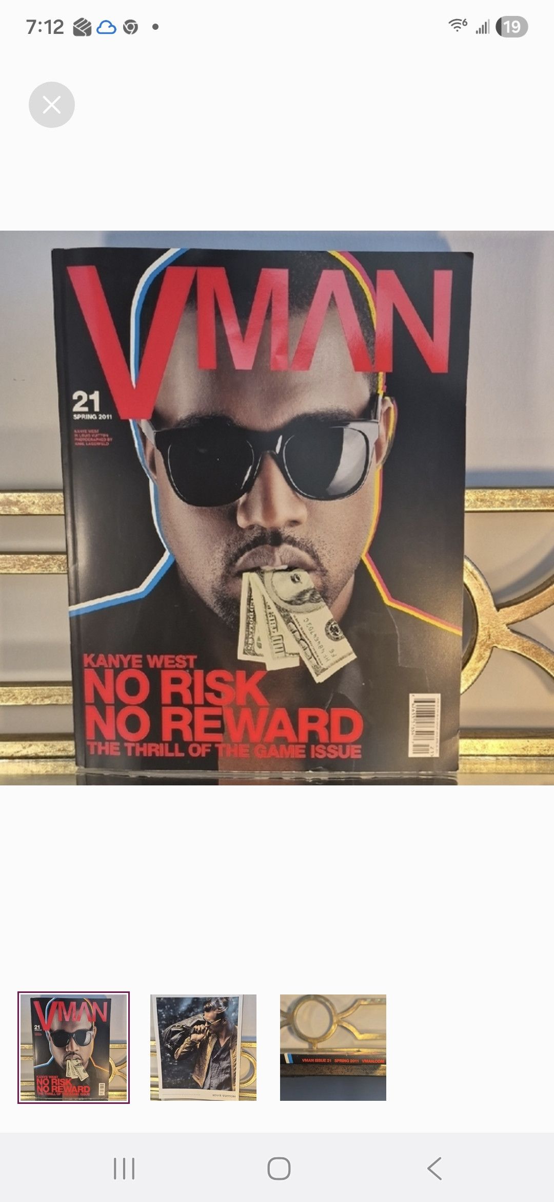 Other VMAN Magazine featuring Kanye West. Spring 2011 issue. Size ONE SIZE - 1 Thumbnail