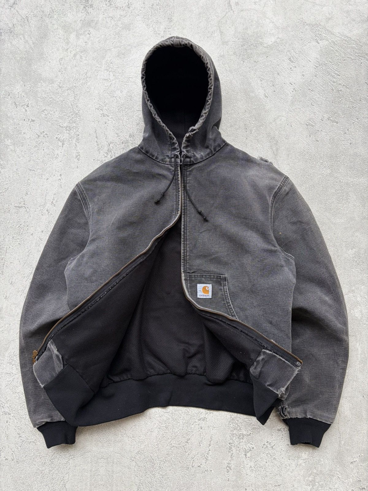 Carhartt VINTAGE CARHARTT FADED BLACK ACTIVE JR105 90’s JACKET Size US M / EU 48-50 / 2 - 7 Thumbnail