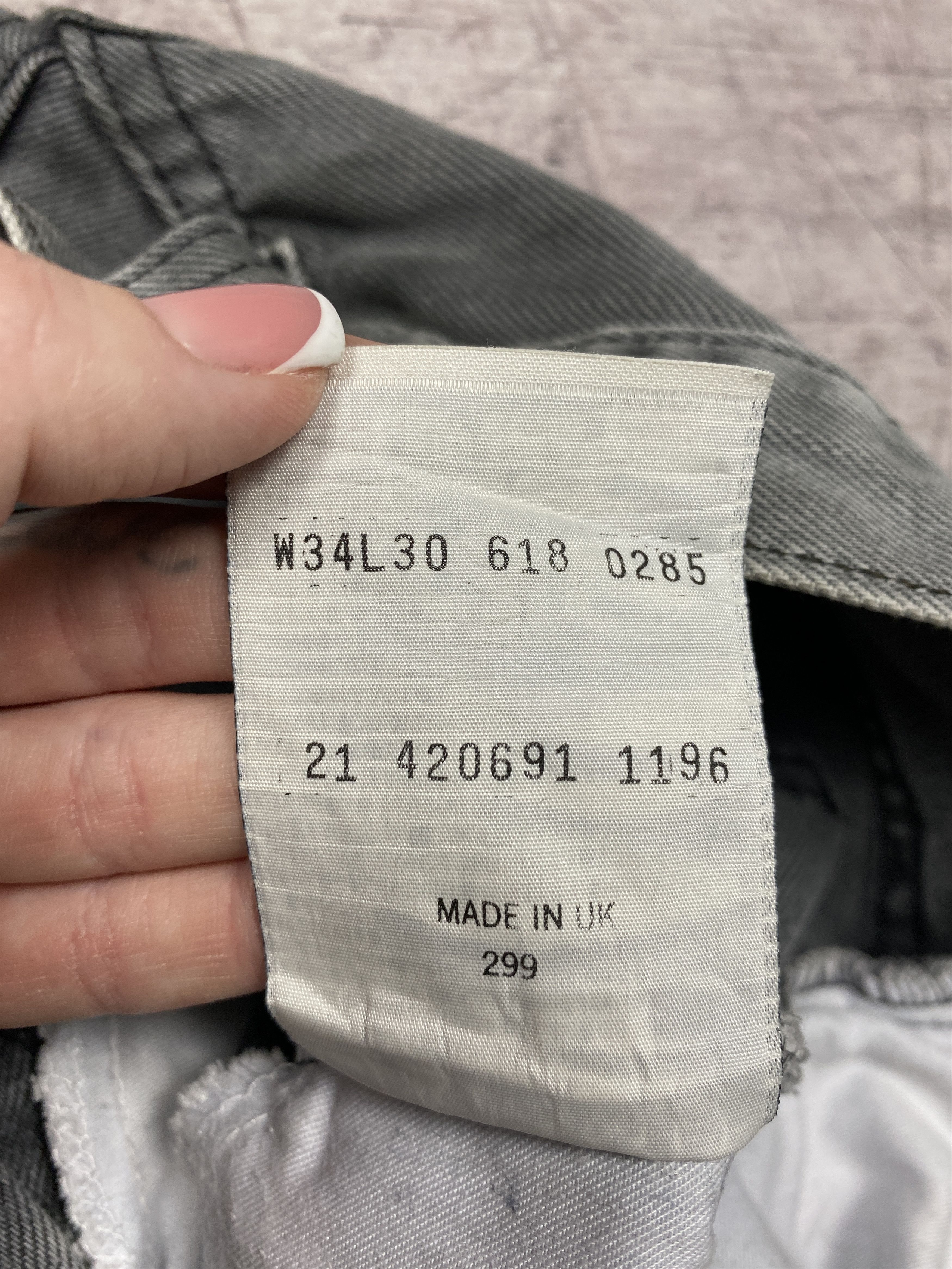 Levi's × Vintage Levis 618 90s Vintage Mens Denim Pants Orange Tab Jeans Size US 34 / EU 50 - 11 Thumbnail