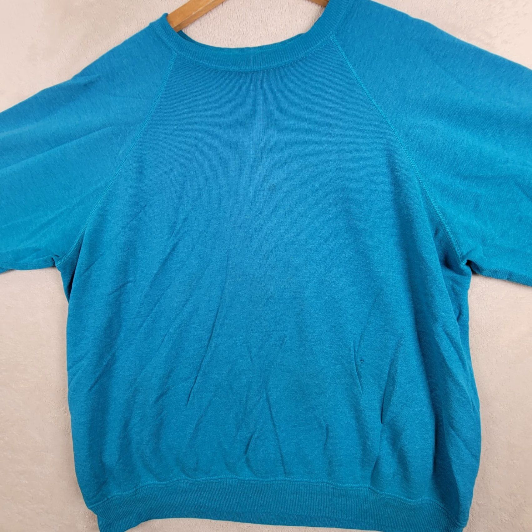 Hanes VINTAGE Hanes Sweatshirt Women XL Blue Bear 90s Pullover Crew Neck Long Sleeve Casual Size XL / US 12-14 / IT 48-50 - 3 Thumbnail