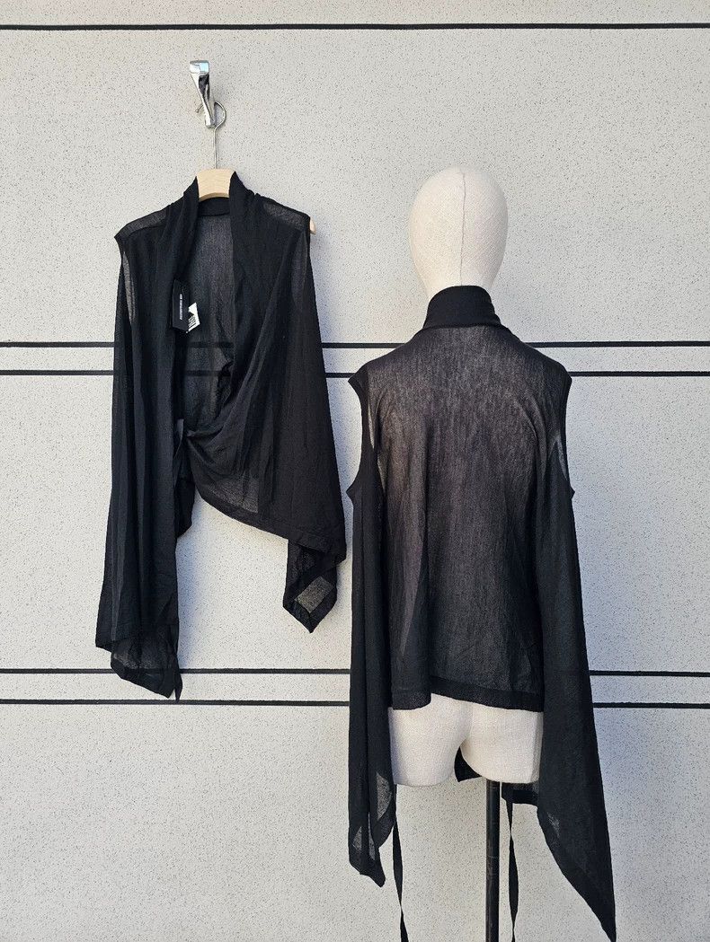 Ann Demeulemeester New Women's Cashmere Silk Blend Vest-2506 Size XXS / US 00 / IT 34 - 3 Thumbnail