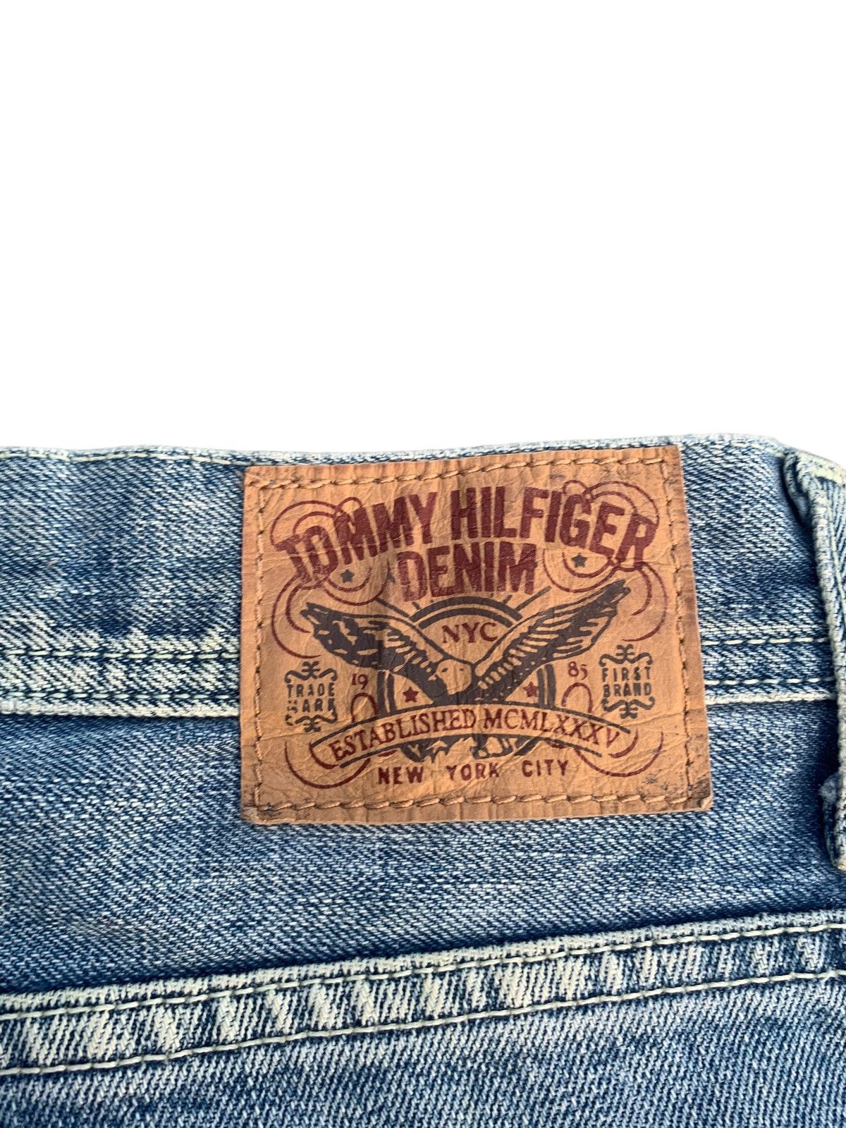 Kapital TOMMY HILFIGER SELVEDGE RUSTY DISTRESSED DENIM Size US 30 / EU 46 - 10 Thumbnail