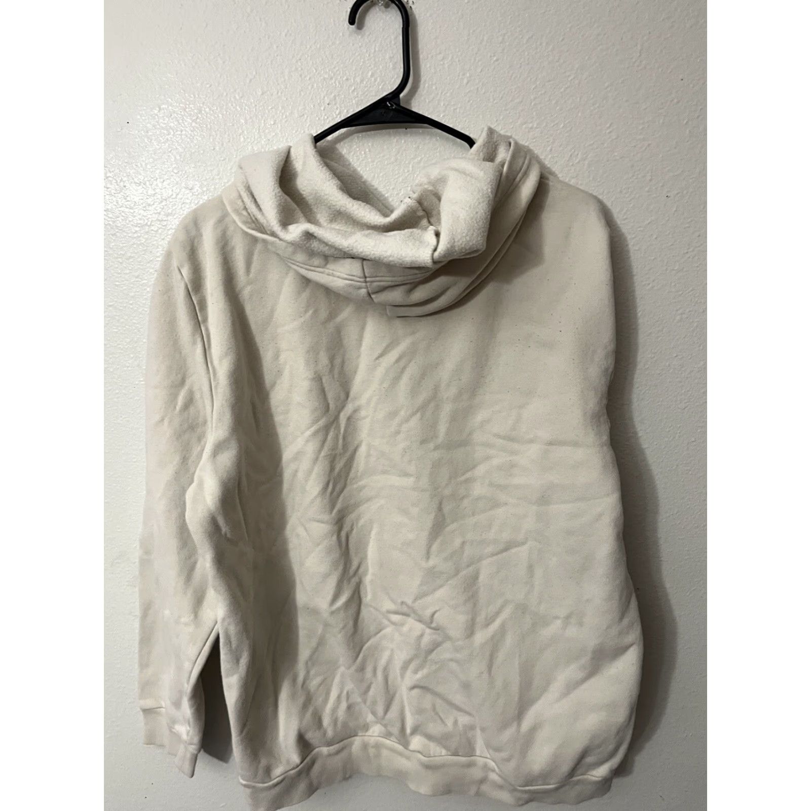 Gap GAP Hoodie Male L Ivory Sweatshirt Vintage-Look Striped Pullover Hooded Pockets Cotton Polyester Fleece UI- Nautical Retro Mens Size US L / EU 52-54 / 3 - 2 Thumbnail