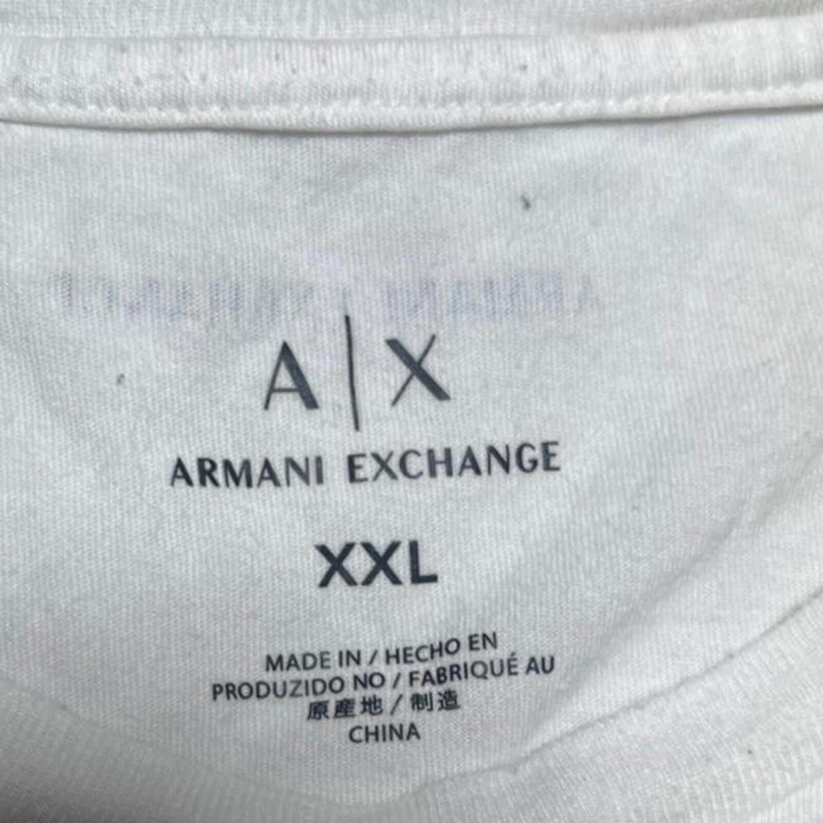 Armani Exchange Armani Exchange Paint Splatter Graphic Logo T-Shirt Size XXL Size US XXL / EU 58 / 5 - 3 Thumbnail