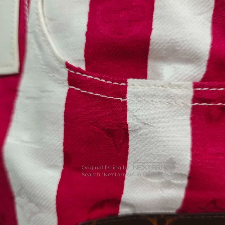 Louis Vuitton Louis Vuitton Burgundy vertical pattern presbyopic leather Size US 36 / EU 52 - 8 Thumbnail