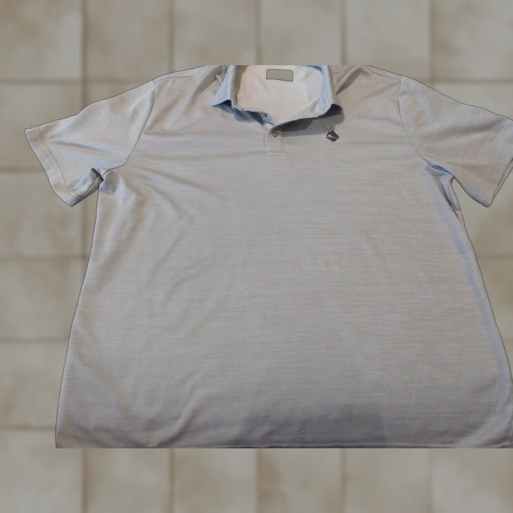 Vintage Ocean & Coast Polo Shirt Mens XL Blue Stretch Short Sleeve Button Collared Knit Cotton Polyester Golf Classic Size US XL / EU 56 / 4 - 1 Thumbnail