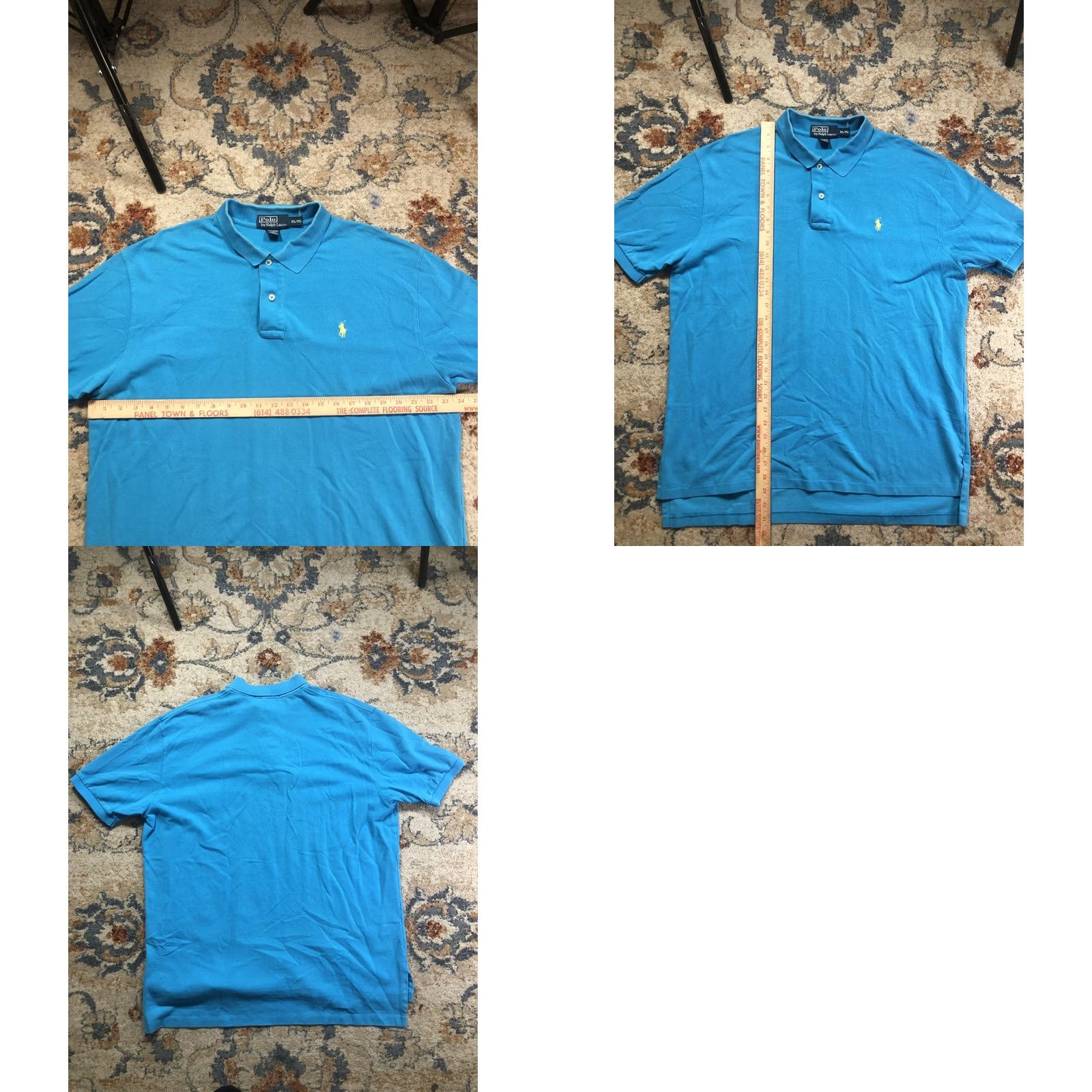 Polo Ralph Lauren Polo Ralph Lauren Polo Shirt Mens XL Blue Pony Logo 100% Cotton Short Sleeve Shirt Polo Polo Ralph Lauren XL Mens Blue Polo Shirt Size US XL / EU 56 / 4 - 8 Thumbnail