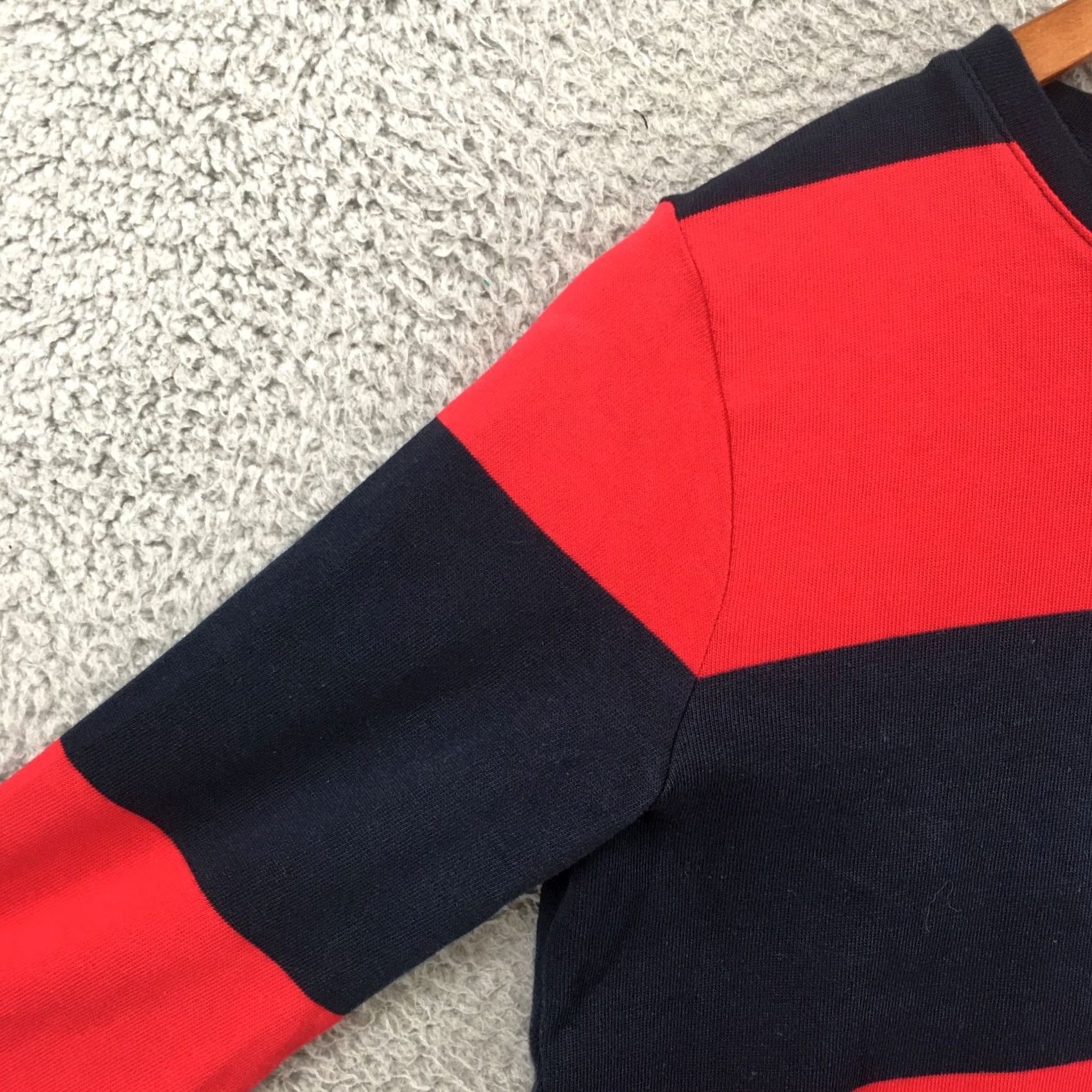 Banana Republic Banana Republic Long Sleeve Tee Top Womens M Blue Striped Cotton Pullover Shirt Size M / US 6-8 / IT 42-44 - 4 Thumbnail