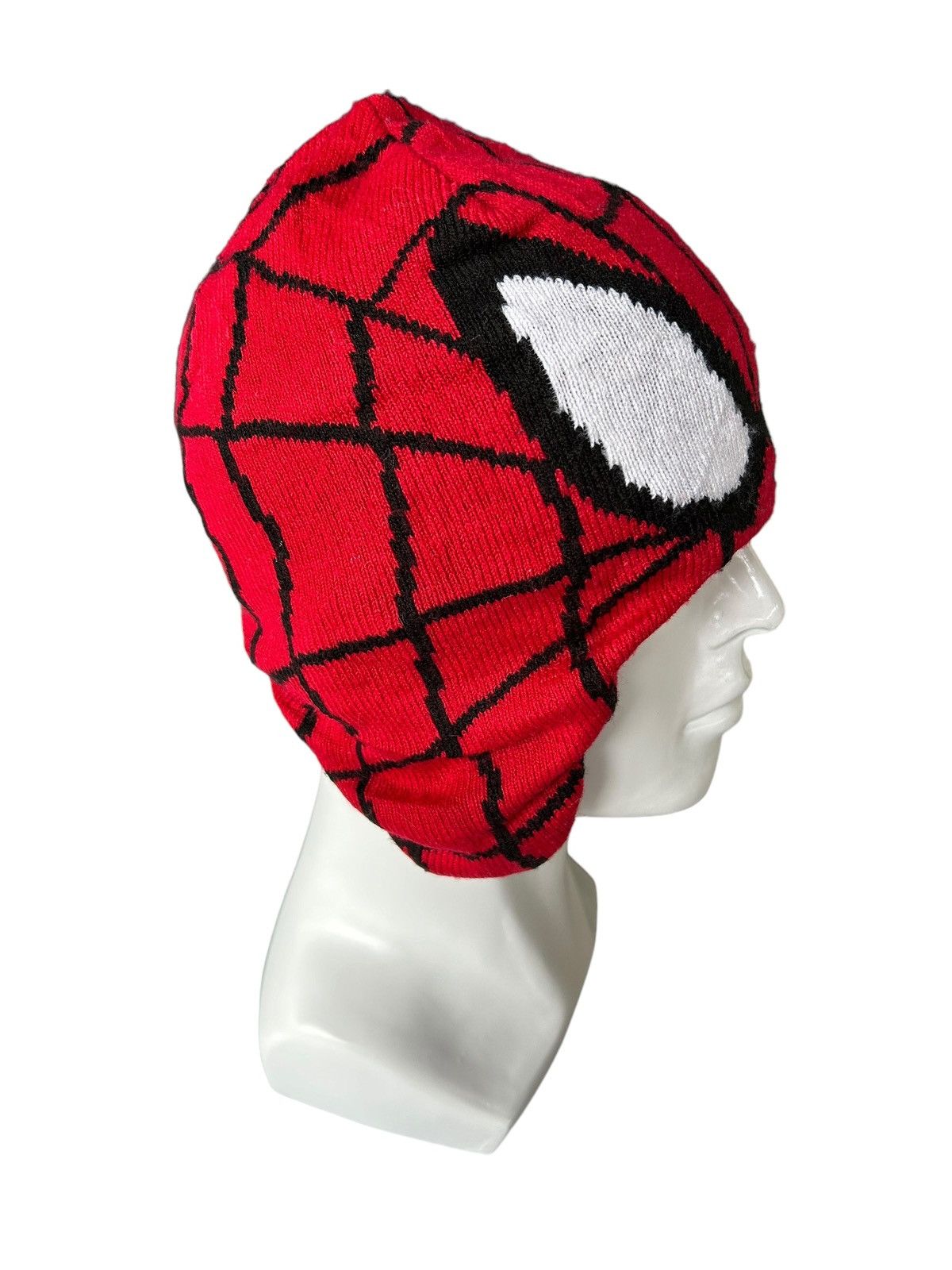 Japanese Brand × Vintage 🕸️Y2k Spider Man Big Eye Beanie Hats🕷️🕸️ Size ONE SIZE - 5 Thumbnail