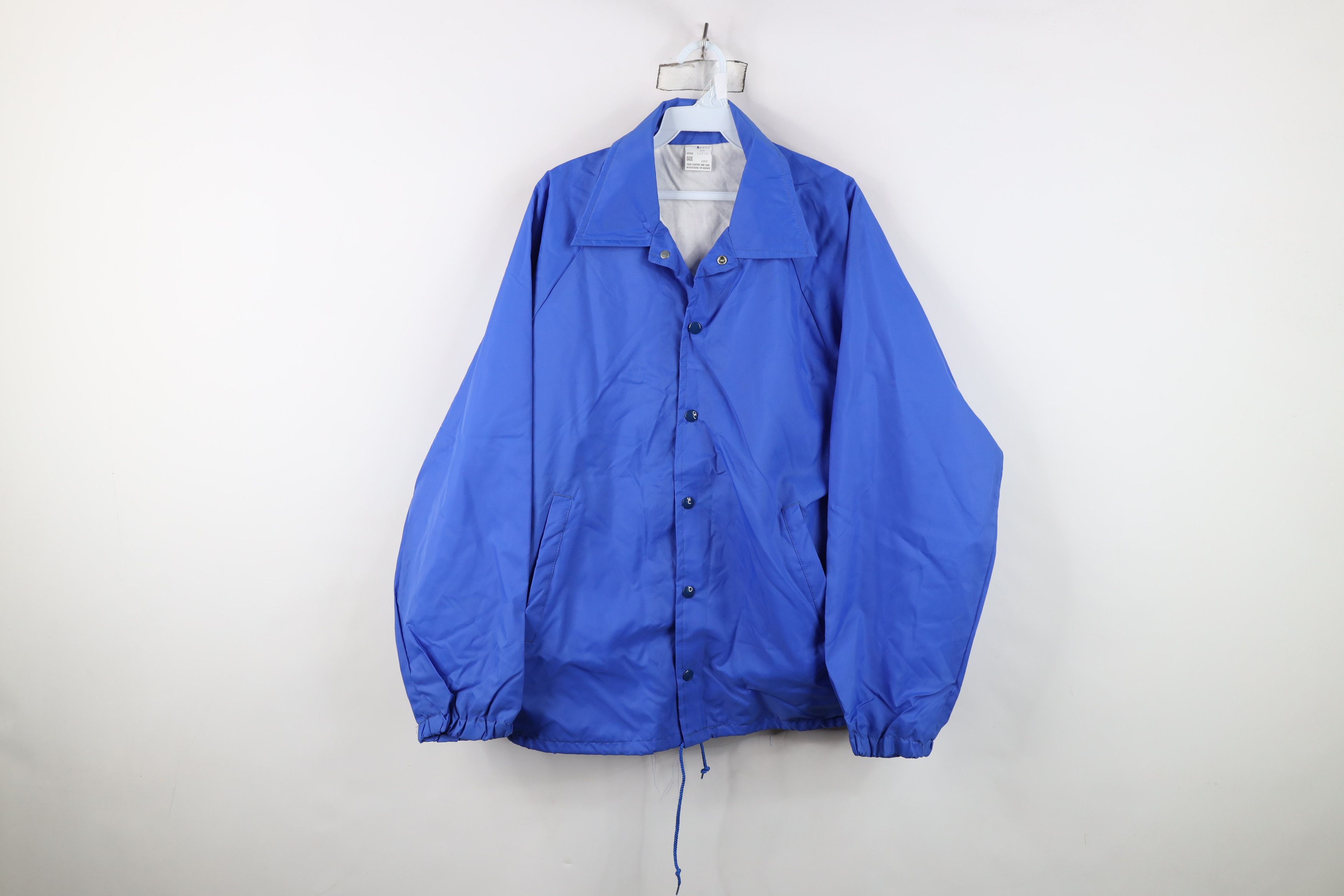 Vintage Vintage 60s 70s Streetwear Coaches Windbreaker Jacket USA Size US L / EU 52-54 / 3 - 1 Thumbnail