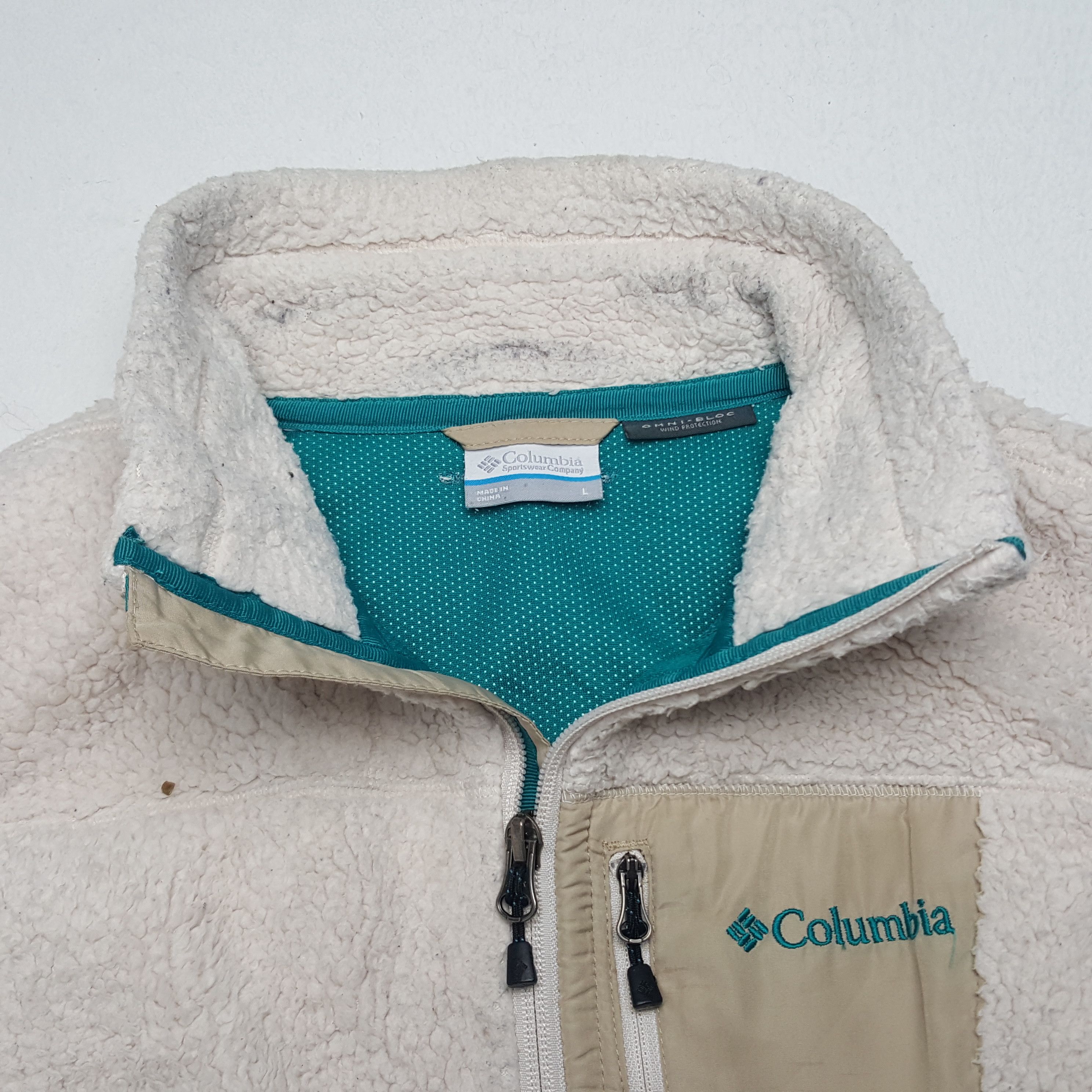 Columbia × Vintage Vintage Columbia Sherpa Winter Women Vest Jacket Size M / US 6-8 / IT 42-44 - 5 Thumbnail