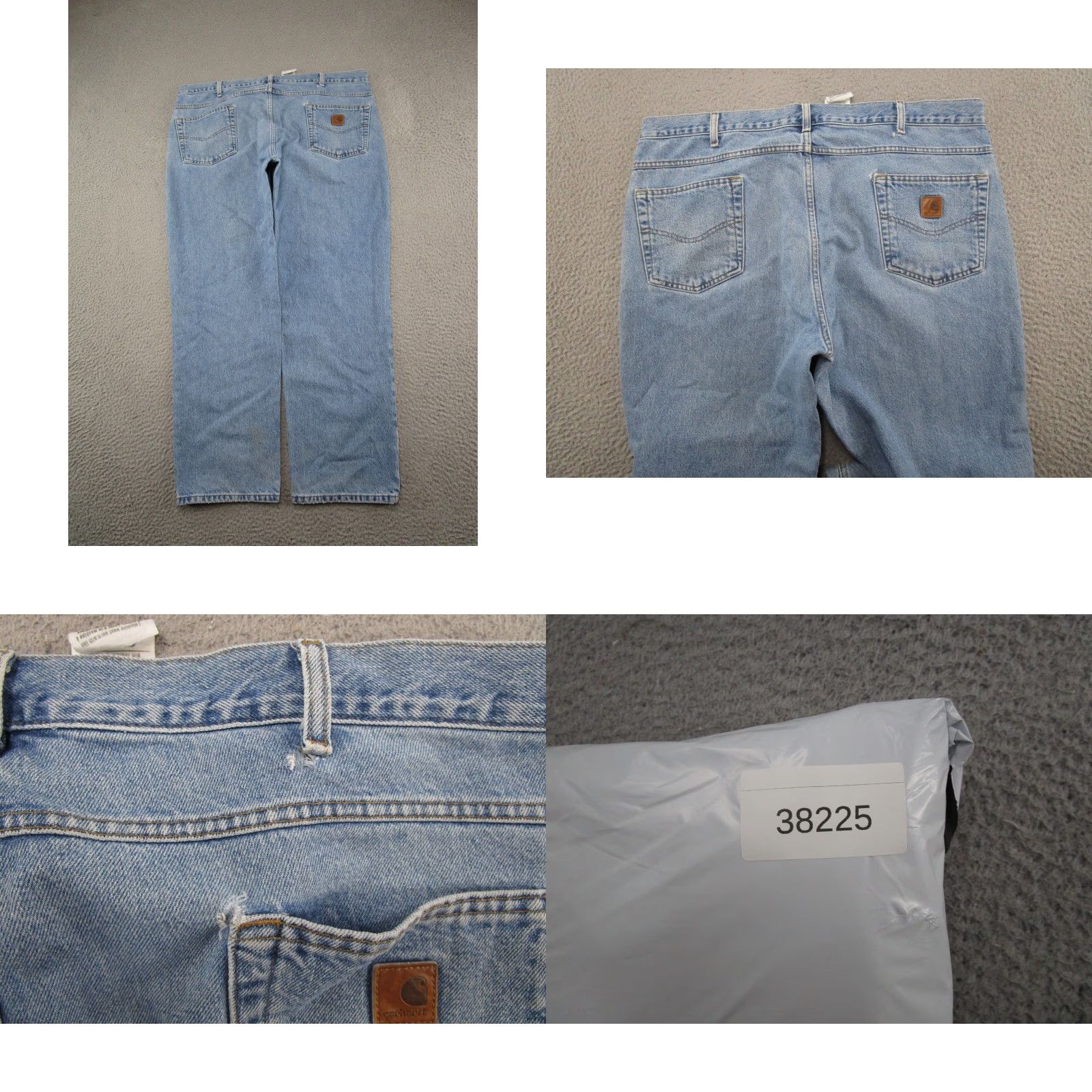 Carhartt VINTAGE Carhartt Jeans Mens 42x30 Tapered Distressed Grunge B18 STW Traditional Fit Y2K Size US 42 / EU 58 - 9 Thumbnail