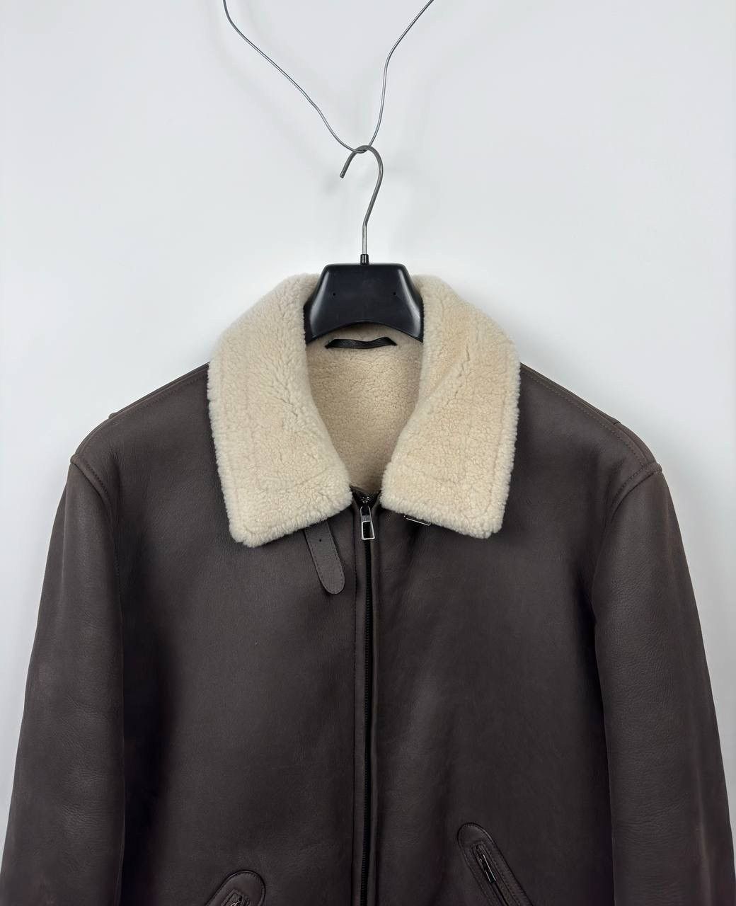 Loro Piana Loro Piana Shearling Leather Jacket Size US XL / EU 56 / 4 - 7 Thumbnail