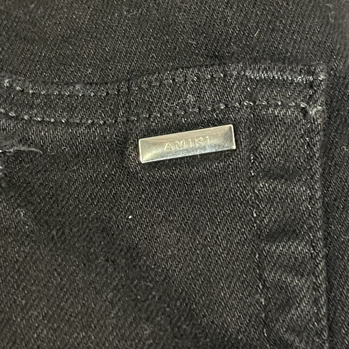 Amiri Amiri Destroyed Thrasher Denim Jeans Aged Black Size US 30 / EU 46 - 3 Thumbnail