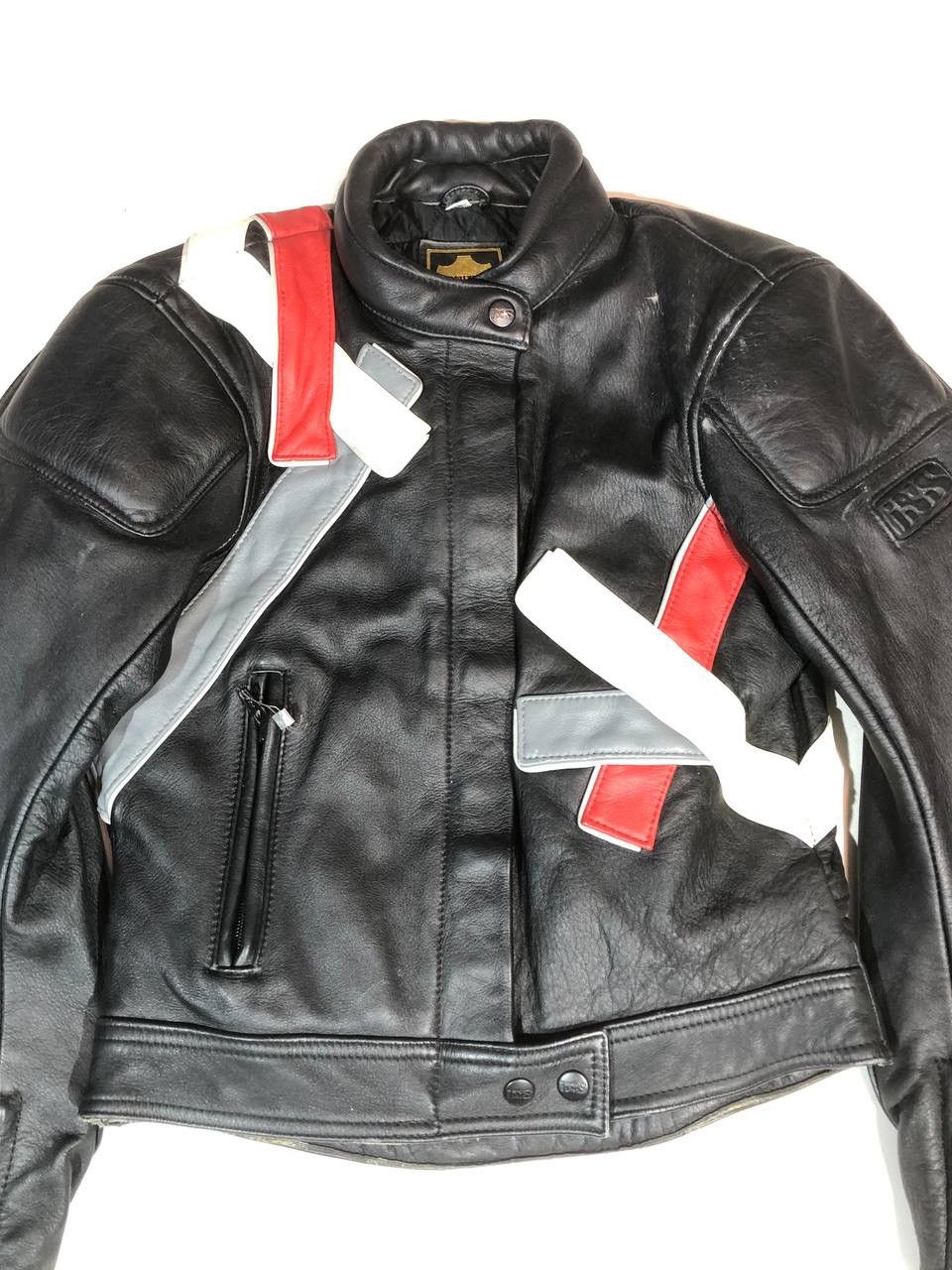 IXS Avangarde Moto Racing Leather Jacket Vintage