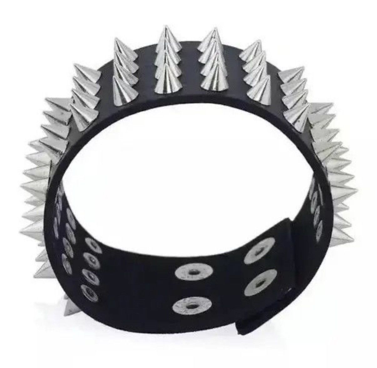 Jewelry Spike Strap Bracelet Gothic Demon Soul Horror Jewelry Size ONE SIZE - 3 Thumbnail
