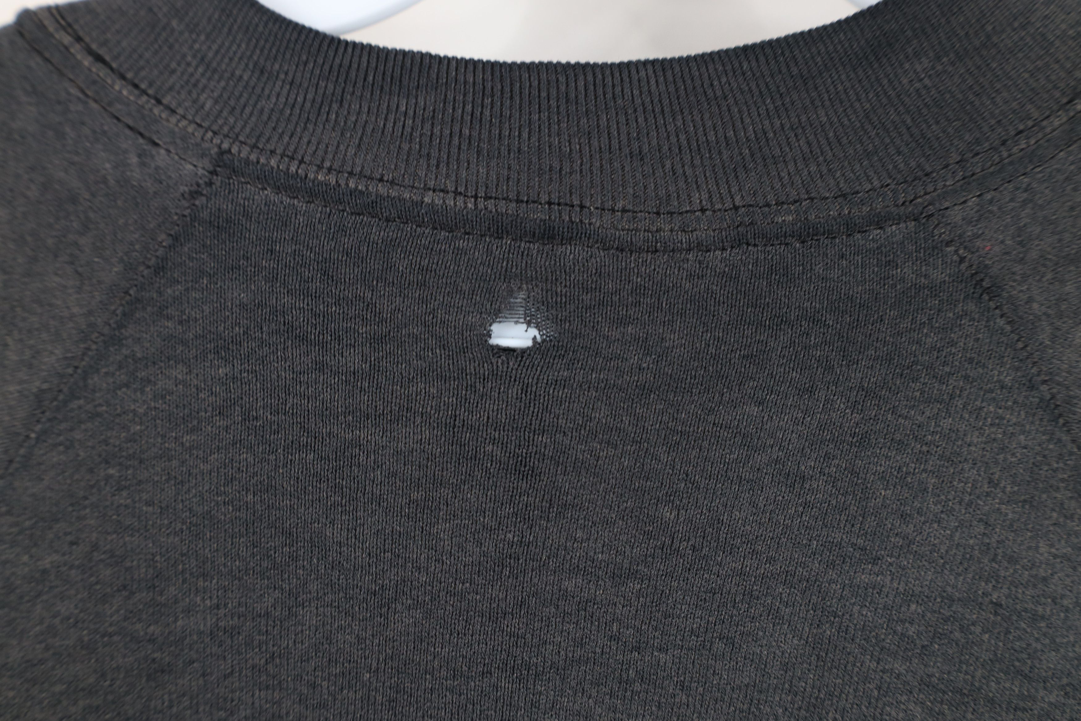 Vintage Vintage 90s Streetwear Blank Crewneck Sweatshirt Black USA Size 3XL / US 20-22 - 11 Thumbnail