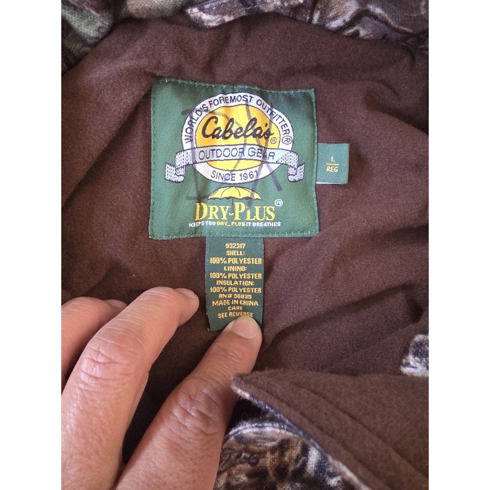Cabelas Cabela’s Dry Plus Jacket Mens L Camo Hunting - Ceclusion Size US L / EU 52-54 / 3 - 4 Thumbnail