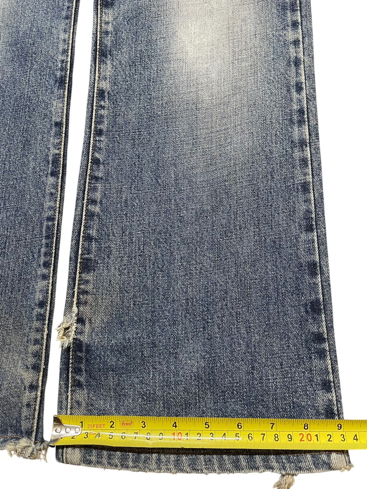 Edwin Vintage Edwin 401 Blue Wash Faded Style Wide Leg Jeans Size US 32 / EU 48 - 17 Thumbnail