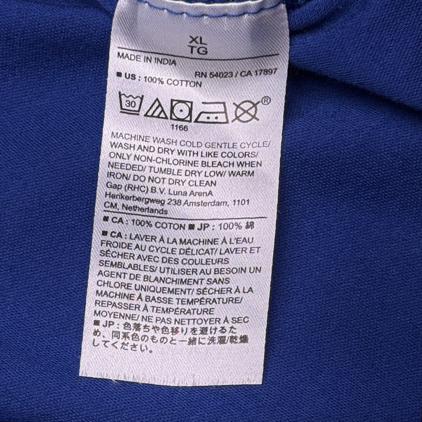 Banana Republic Banana Republic Luxe Touch Performance Shirt Mens XL Blue Front Pocket Polo Short Sleeve Button Collared Knit 100% Cotton Regular Size US XL / EU 56 / 4 - 6 Thumbnail