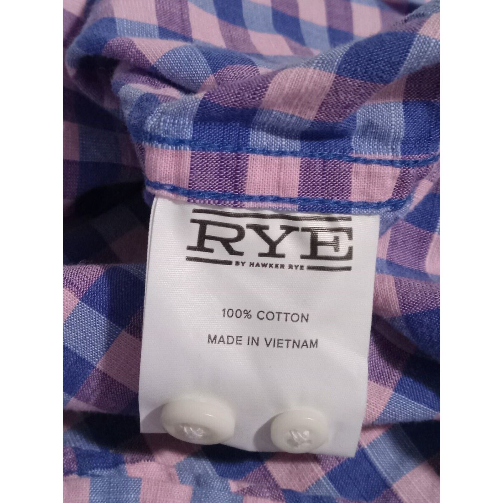 & Other Stories Rye Shirt 2XL By Hawker Rye Mens Button Up Long Sleeve Plaid Size US XXL / EU 58 / 5 - 6 Thumbnail