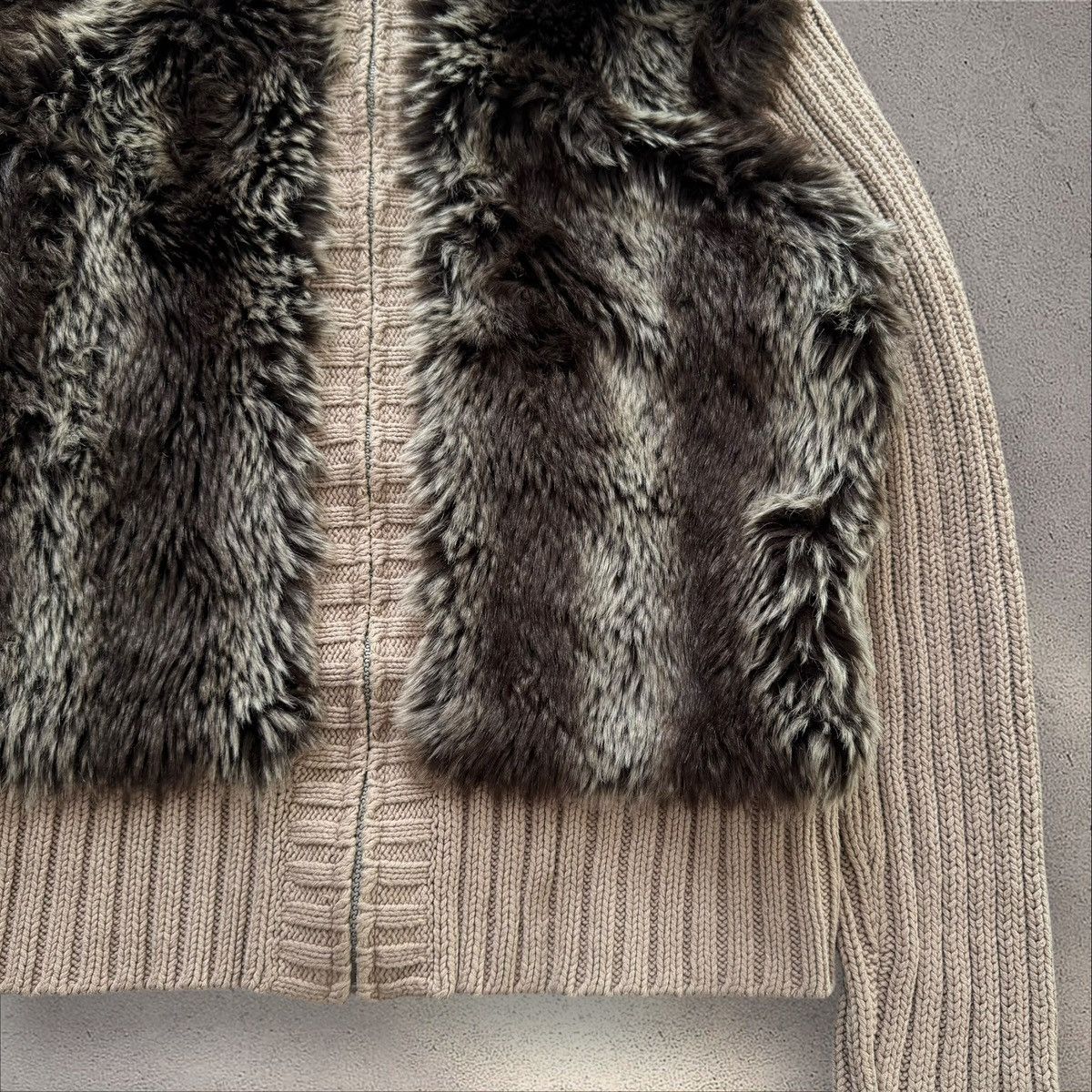 If Six Was Nine × Japanese Brand JAPANESE STYLE VINTAGE FAUX FUR KNIT SWEATER Size M / US 6-8 / IT 42-44 - 9 Thumbnail