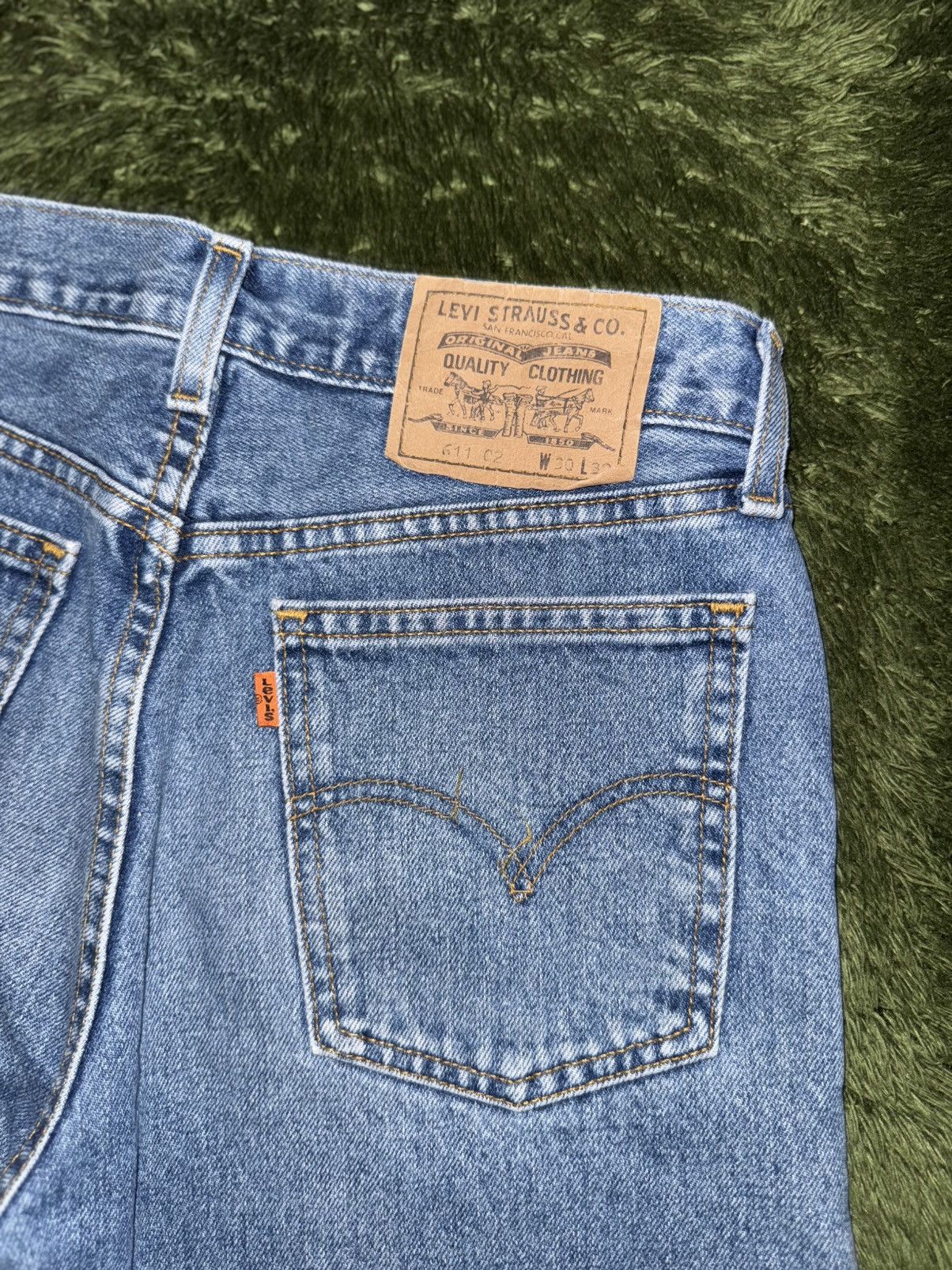 Levi's [W30/L32] 90s Levi’s 611 Orange Tab Washed Denim Pants Size US 30 / EU 46 - 10 Thumbnail