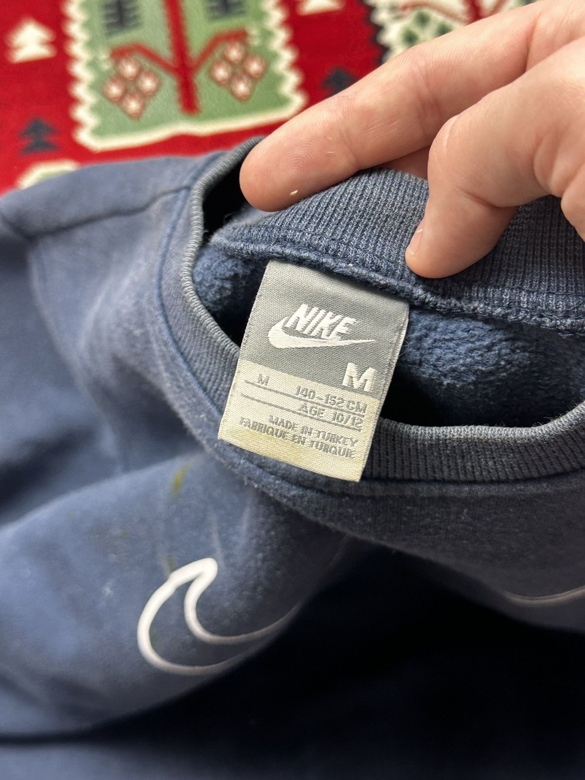 Japanese Brand × Nike Vintage Nike Custom Sweatshirt Y2K Size US S / EU 44-46 / 1 - 5 Thumbnail