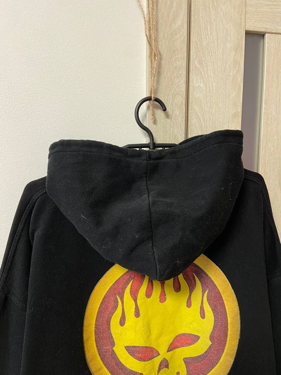 Band Tees Vintage The Offspring Graphic Flammable Skull Logo Hoodie Size US XL / EU 56 / 4 - 3 Thumbnail