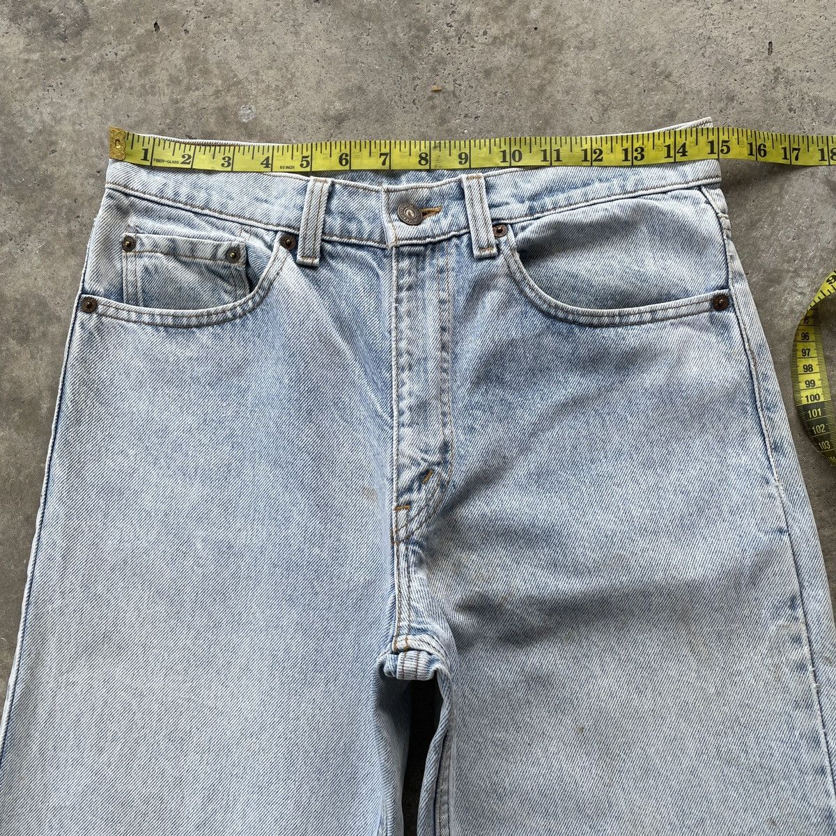 Jean × Levi's 90s Light Wash Vintage Levi’s 610 Faded Jeans Denim Pants Size US 30 / EU 46 - 5 Thumbnail