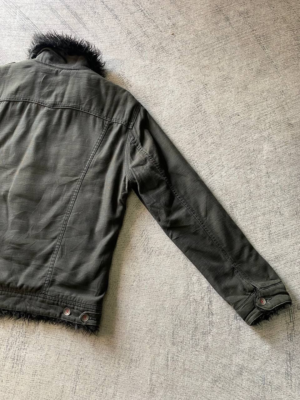 Edwin × Japanese Brand Edwin Trucker Jacket Faux Fur Lining Size US M / EU 48-50 / 2 - 7 Thumbnail
