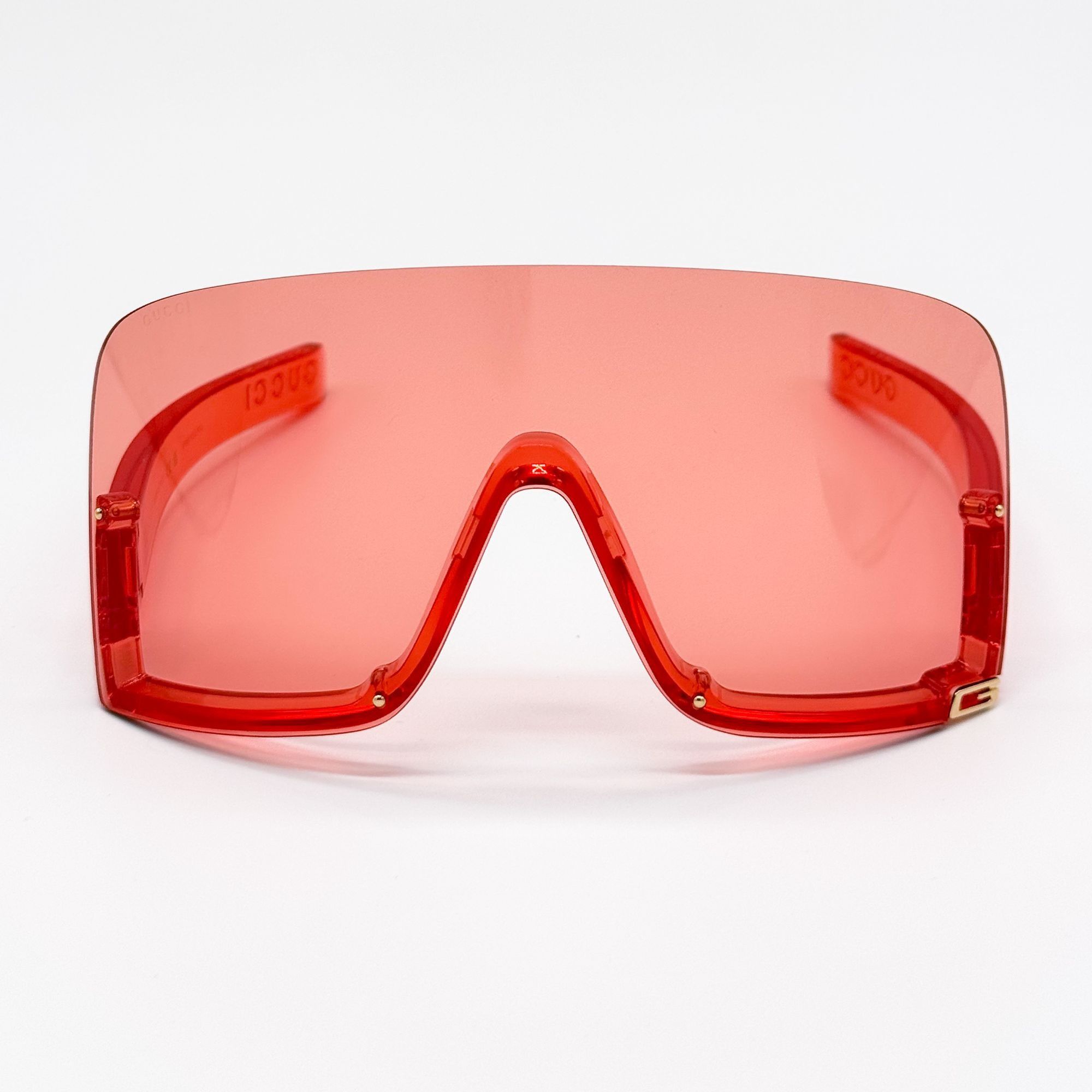 Gucci NEW GUCCI GG1631S 001 RED OVERSIZED WOMEN SUNGLASSES GUCCI Size ONE SIZE - 3 Thumbnail