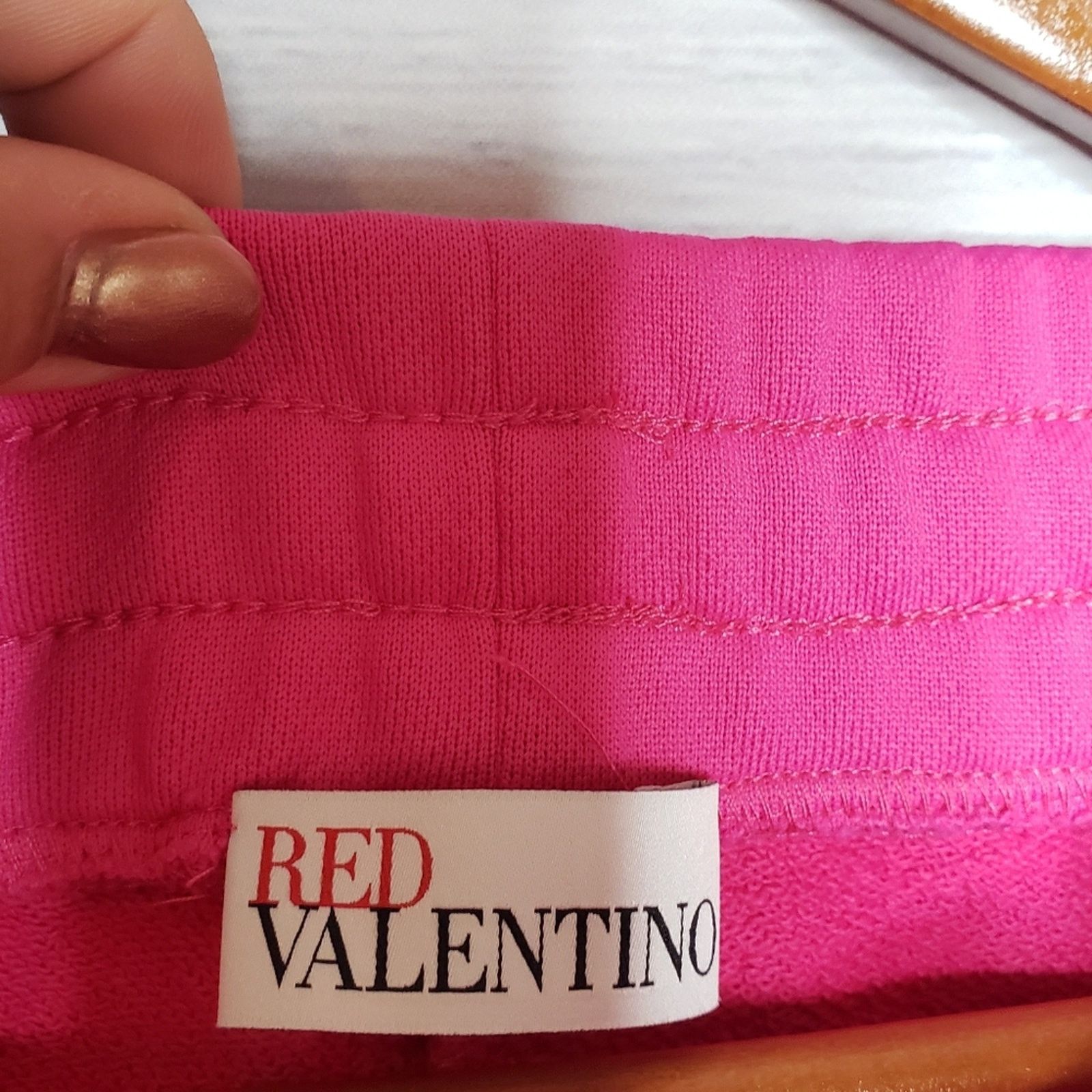 RED Valentino NWT RED Valentino women's track pants joggers S Barbie Pink Size 26" / US 2 / IT 38 - 4 Thumbnail