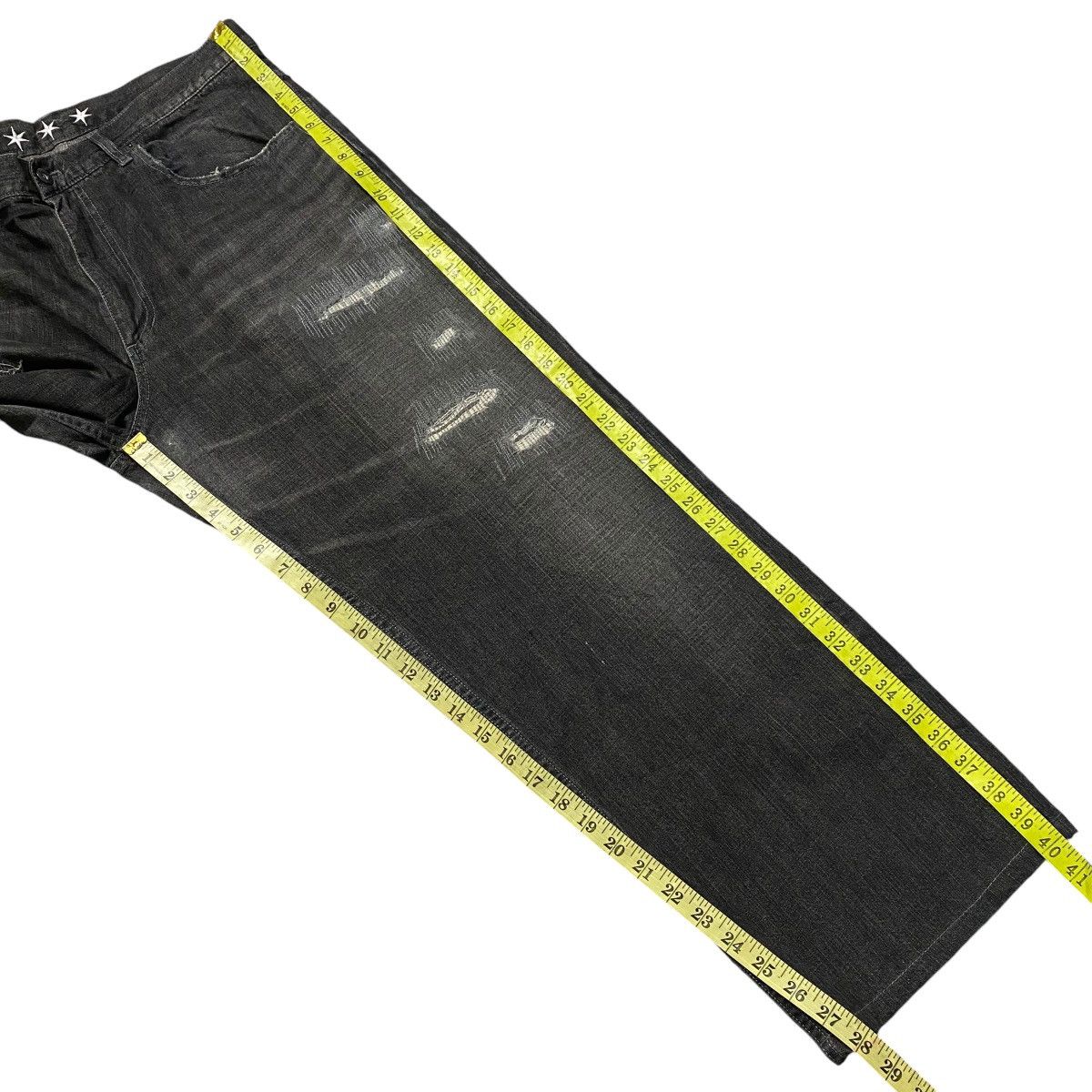Engineered Garments COOTIE Black Distressed Denim Jeans Size US 36 / EU 52 - 18 Thumbnail