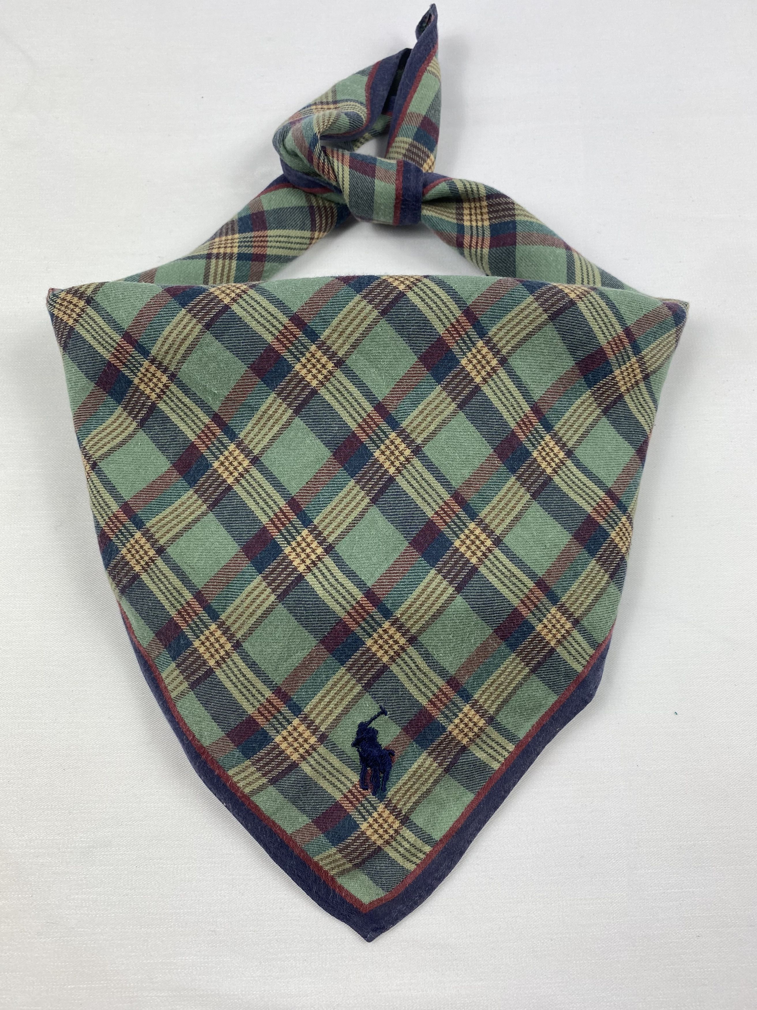 Polo Ralph Lauren × Ralph Lauren × Vintage Polo Ralph Lauren Handkerchief / Bandana / Neckerchief Size ONE SIZE - 2 Thumbnail