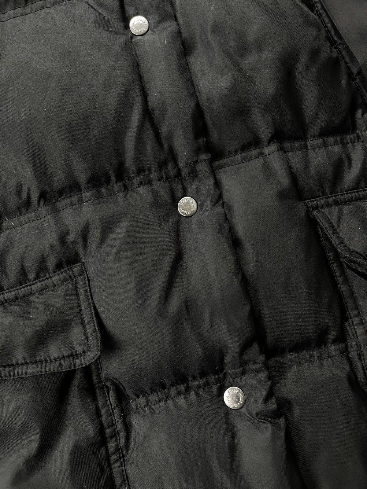 Dolce & Gabbana Dolce & Gabbana D&G 90s Hooded Puffer Jacket Black Size US S / EU 44-46 / 1 - 11 Thumbnail