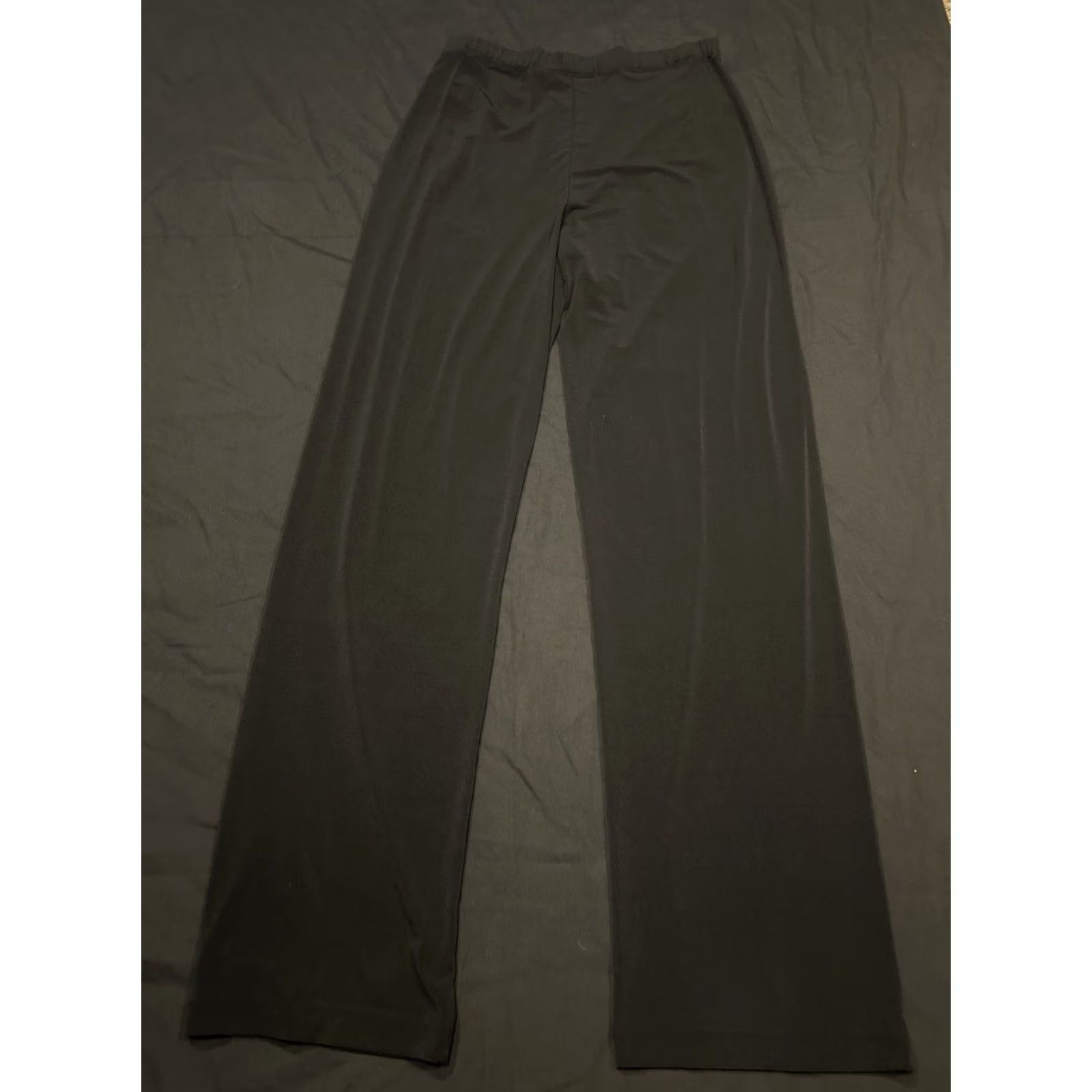 Vintage Liz Lange Maternity Black Pants Straight Leg Dress Pants Stretch Women S Pants Inseam 32 in 29” Waist Polyester Ponte Casual Size 28" / US 6 / IT 42 - 3 Thumbnail