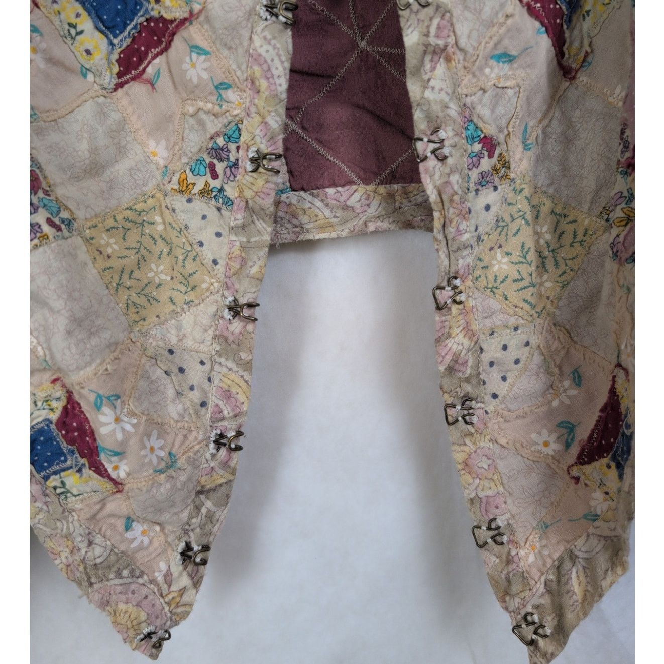 Magnolia Pearl Magnolia Pearl Luisa patchwork quilt jacket Cotton One Size Size ONE SIZE - 7 Thumbnail