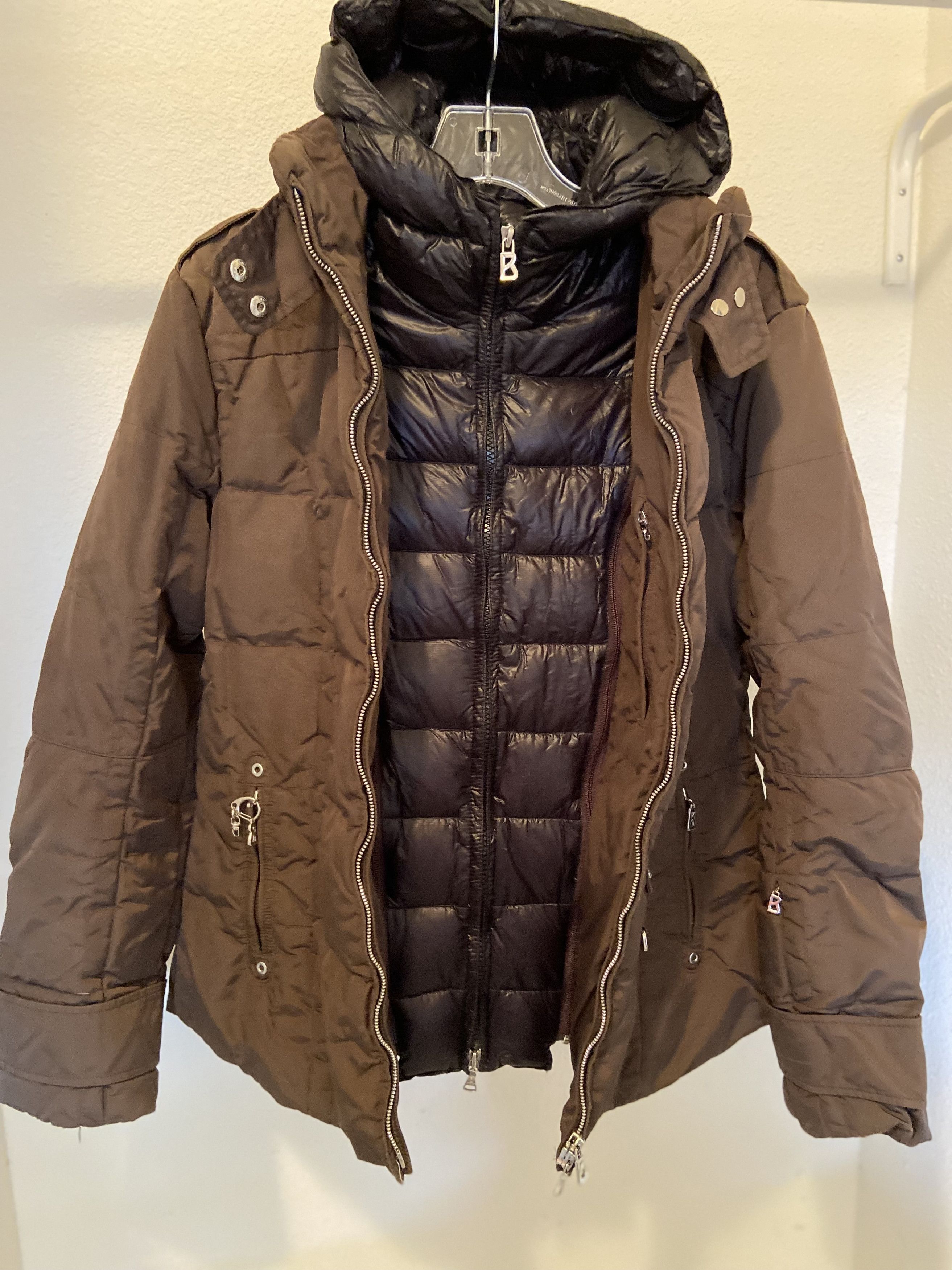 Bogner Bogner Women's Ski Jacket Brown Size 10 Size L / US 10 / IT 46 - 4 Thumbnail