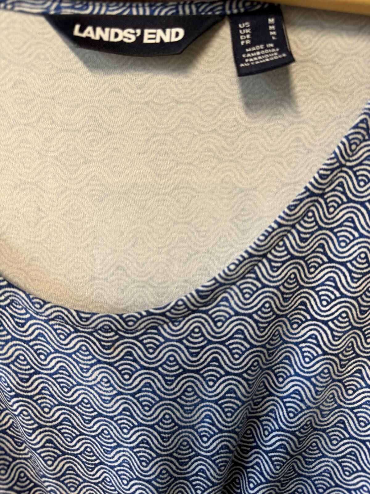 Other Blue and white patterned dress in size M Size M / US 6-8 / IT 42-44 - 2 Thumbnail