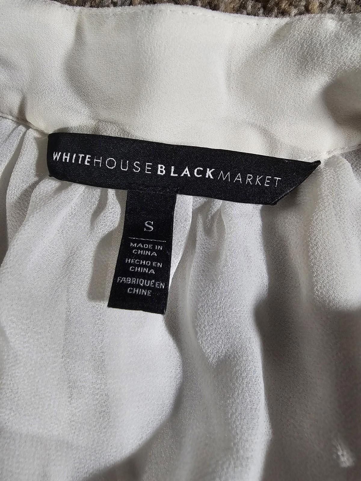 Other white house black market Small Sleeveless White Blouse Size S / US 4 / IT 40 - 2 Thumbnail