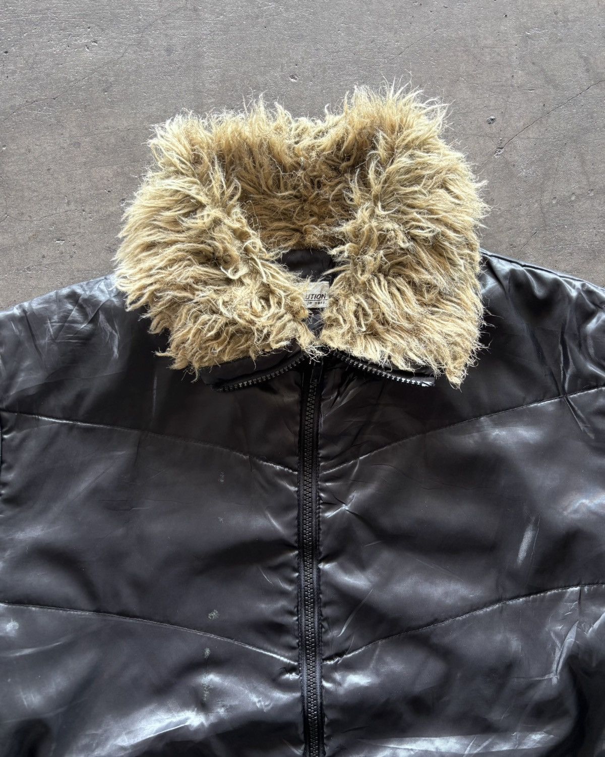 If Six Was Nine × Japanese Brand × KMRii Evolution Japan Black Fur Puffer Jacket Size US L / EU 52-54 / 3 - 2 Thumbnail