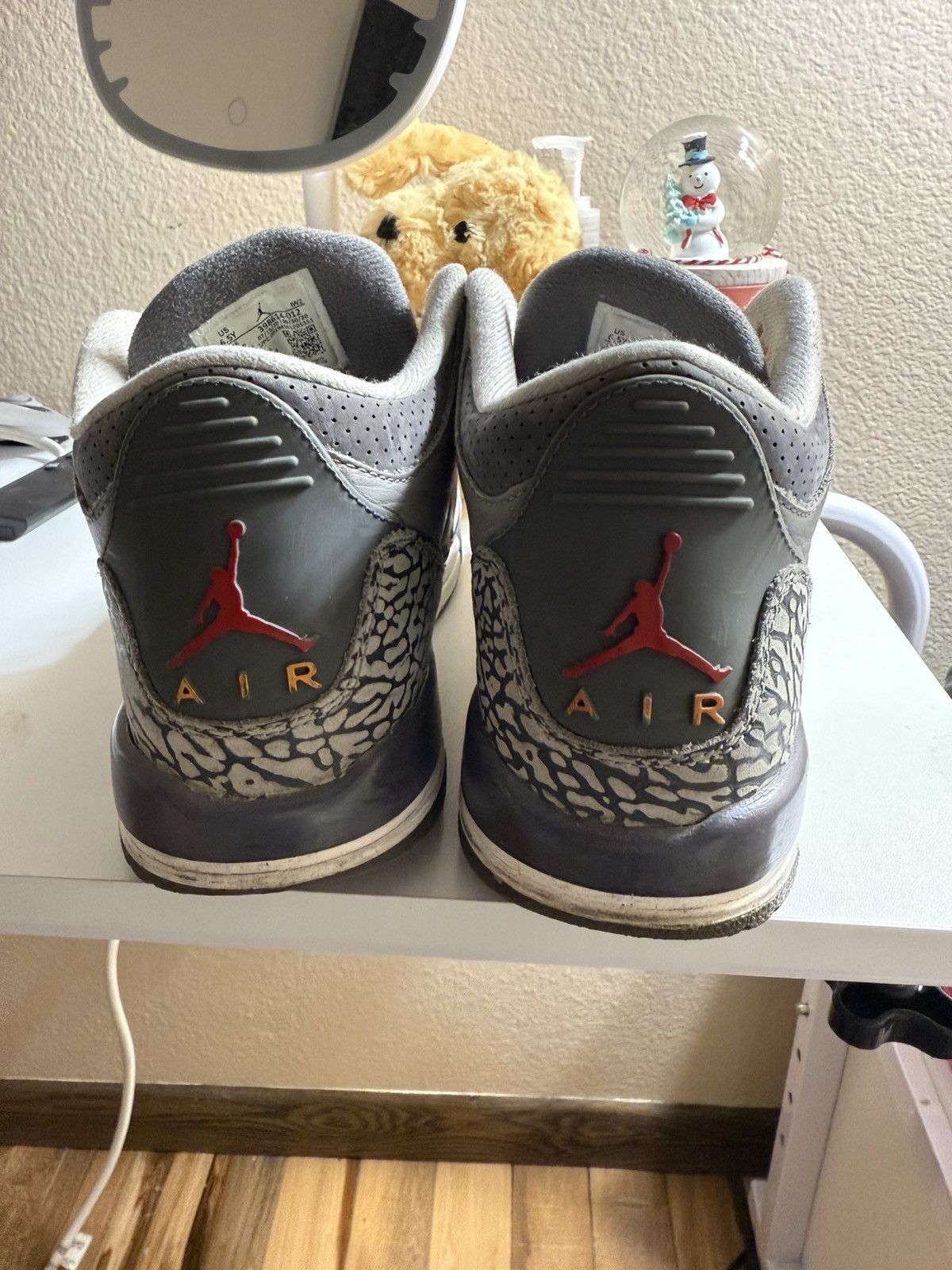 Nike Jordan 3’s cool grey retro size 6.5 US Size US 6.5 / EU 39-40 - 5 Thumbnail