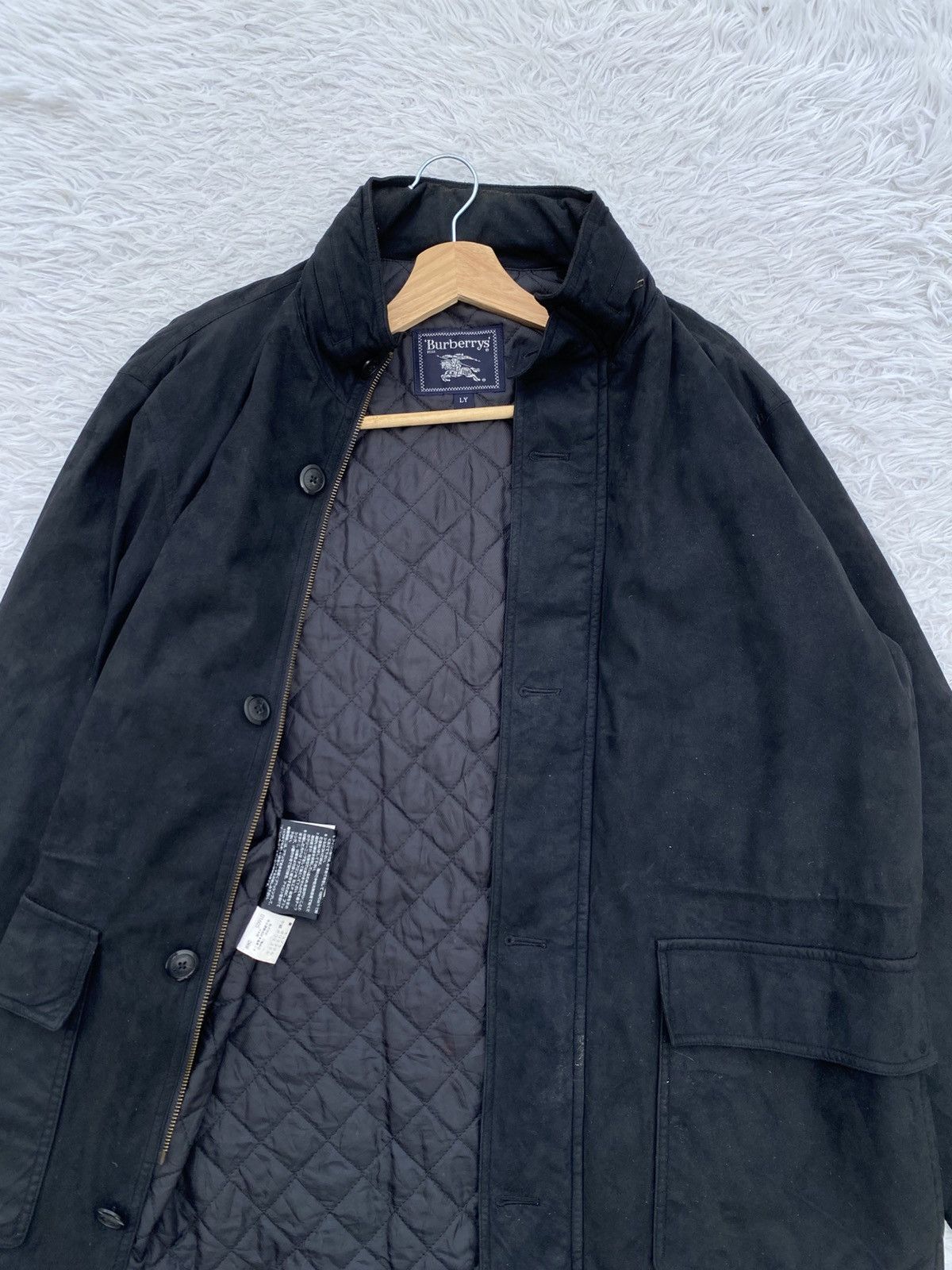 Burberry Rare Vintage 90s Burberry Black Jacket Size US L / EU 52-54 / 3 - 9 Thumbnail