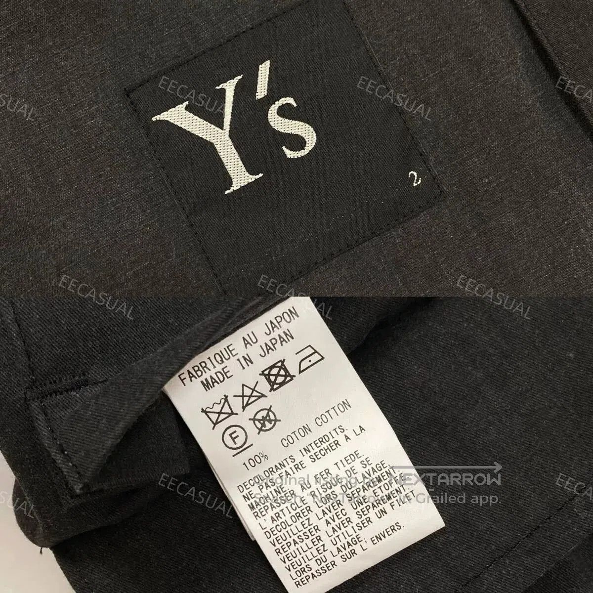 Y's Yohji Yamamoto Gray Denim Jacket. Size US M / EU 48-50 / 2 - 9 Thumbnail