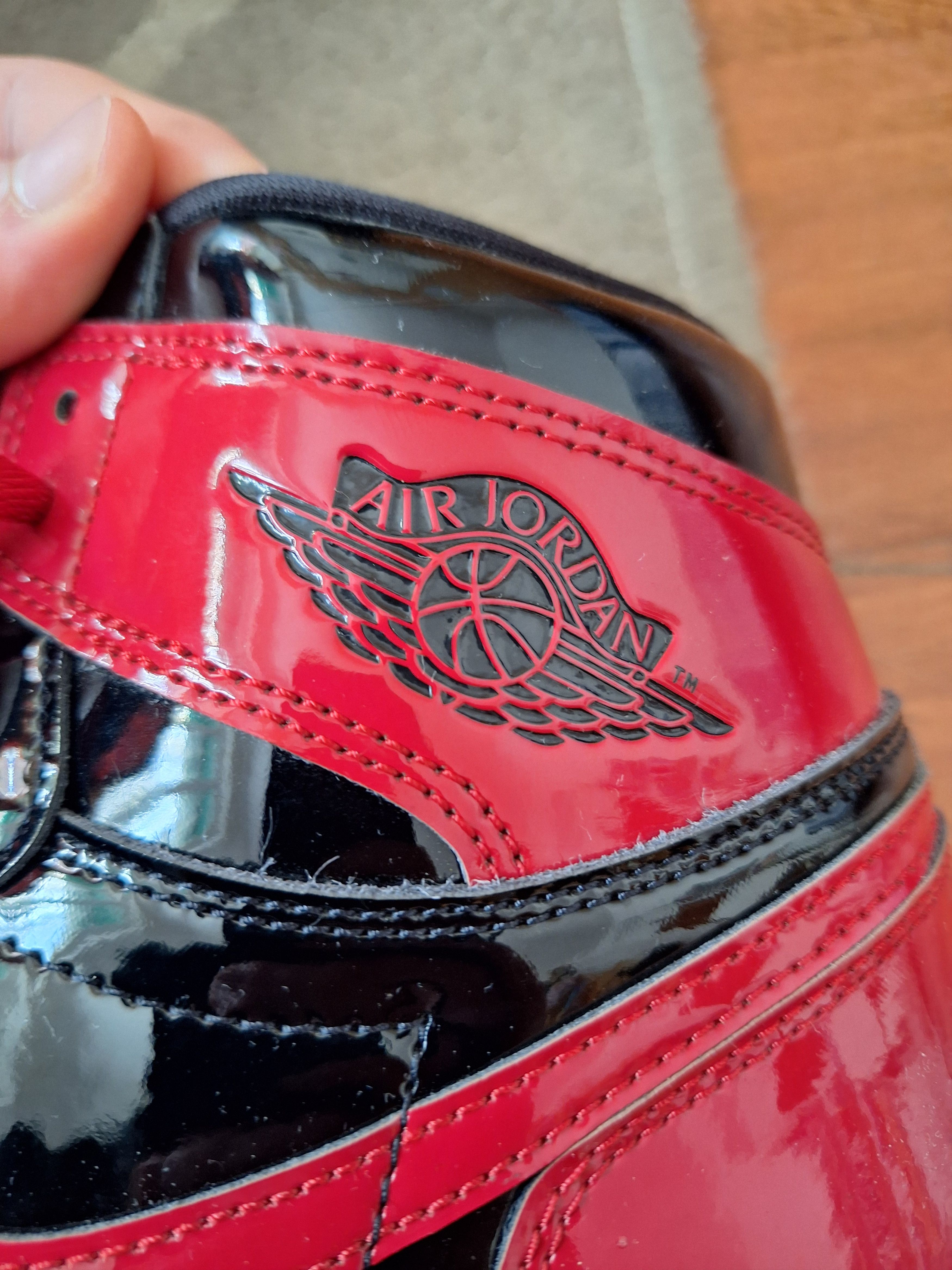 Jordan Brand Air Jordan 1 High Patent Bred Size US 11 / EU 44 - 8 Thumbnail