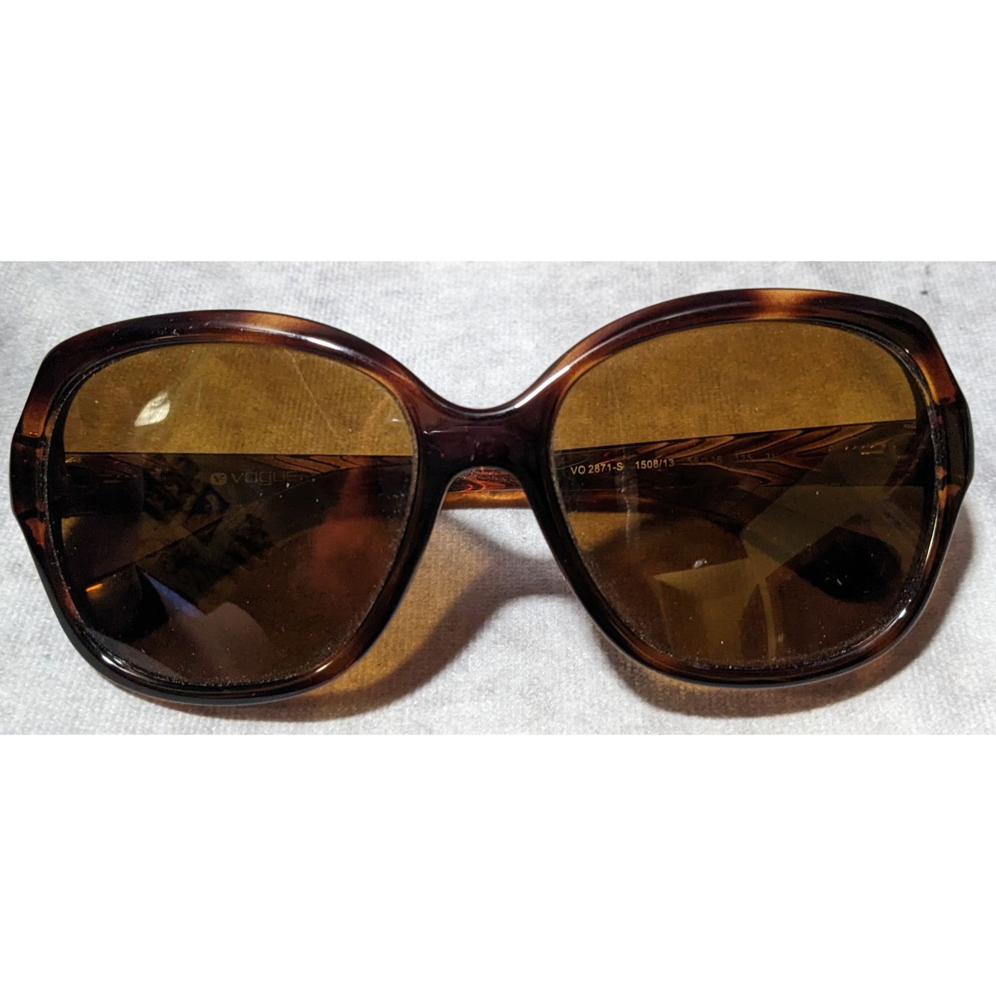 Vogue Vogue VO2871-S Textured Tortoise Sunglasses Frames Size ONE SIZE - 6 Thumbnail
