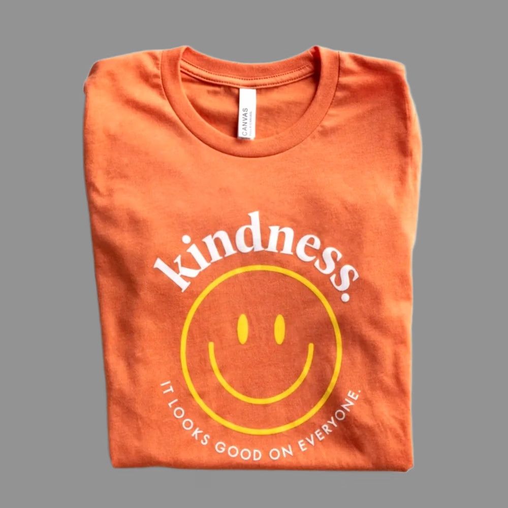Vintage candace cameron Dayyspring T-Shirt Relaxed Regular Women L Orange Kindness Looks Good On Everyone Large Size L / US 10 / IT 46 - 1 Thumbnail
